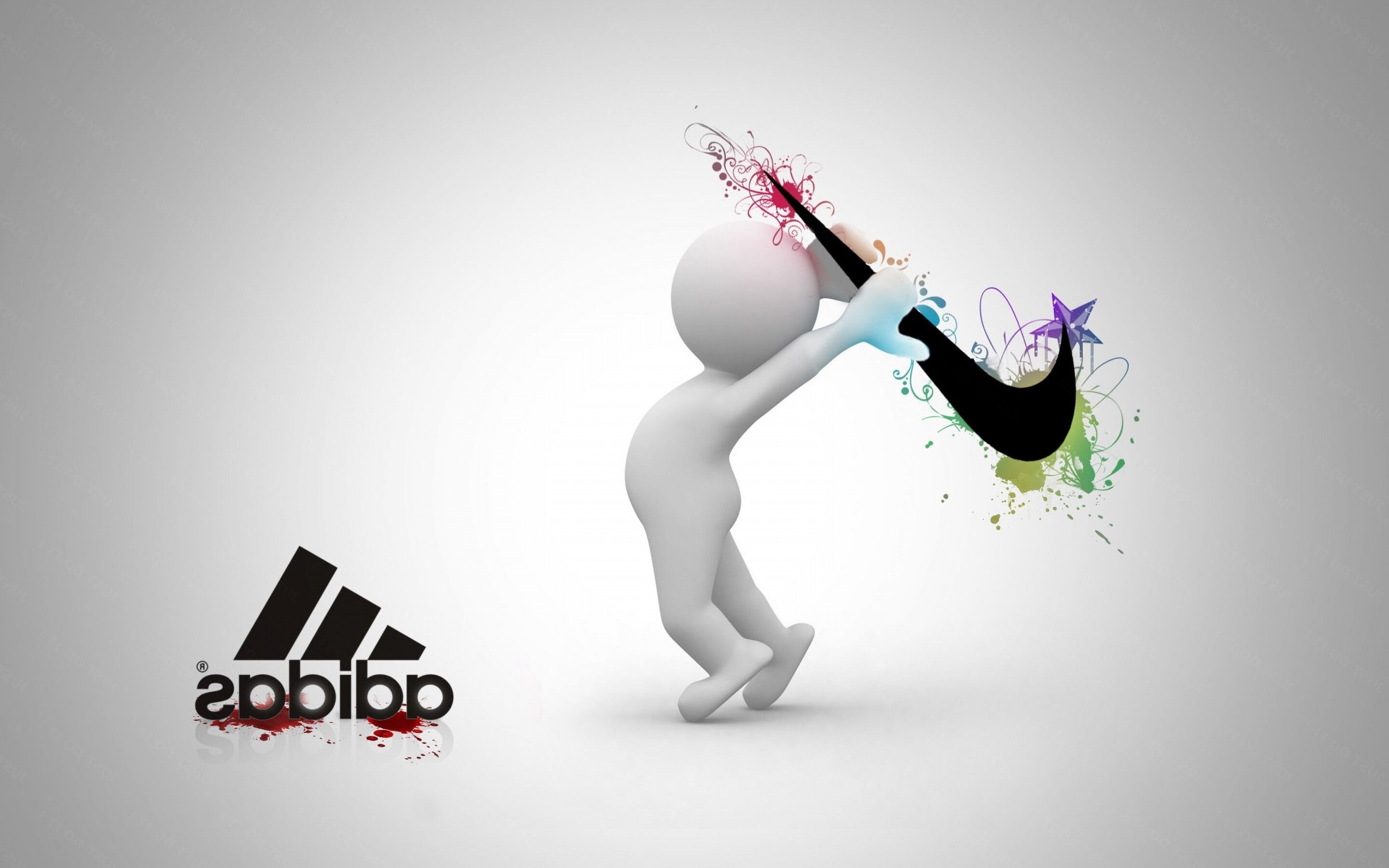 2880x1800 Nike vs Adidas Macbook Pro Retina HD 4k Wallpaper, Image, Background, Photo and Picture, Desktop