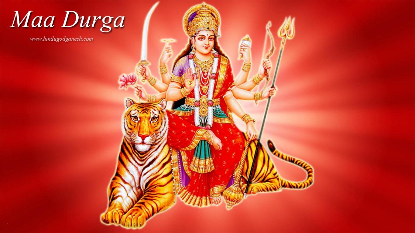 1370x770 Maa Durga HD Wallpaper Desktop Download, Desktop