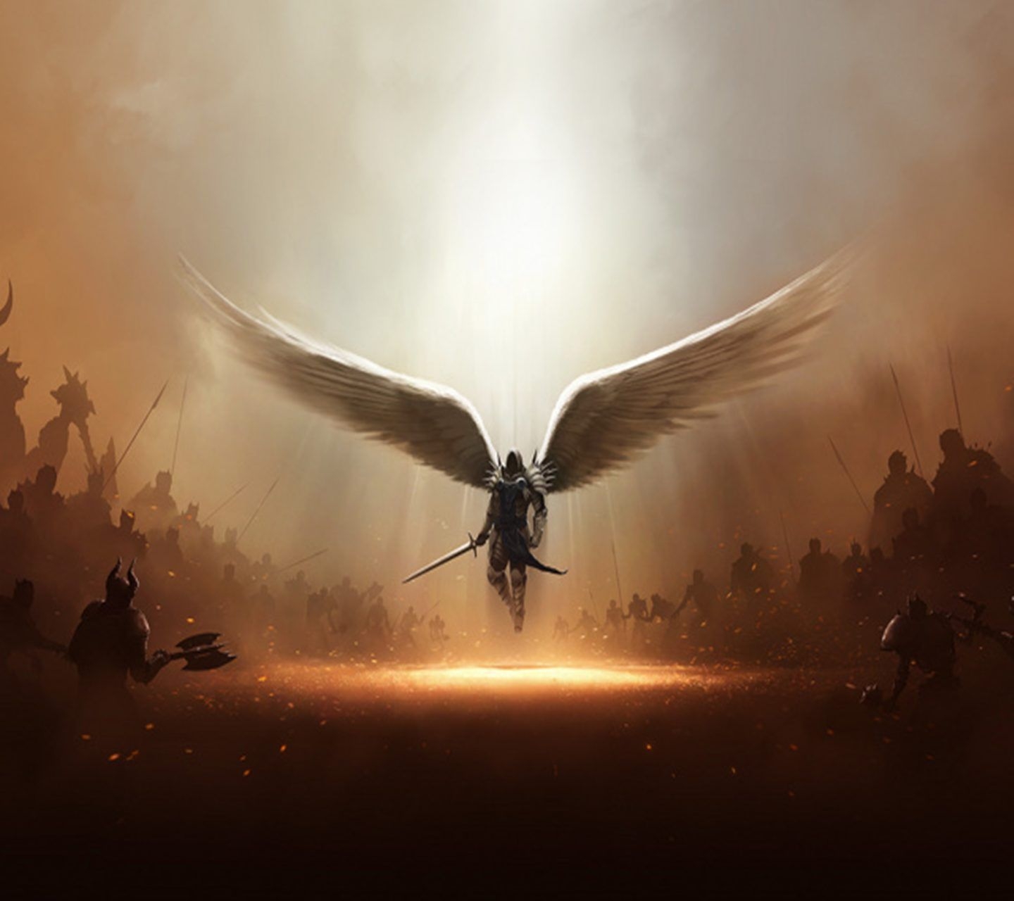 1440x1280 Biblical Angels Wallpaper Free Biblical Angels Background, Desktop