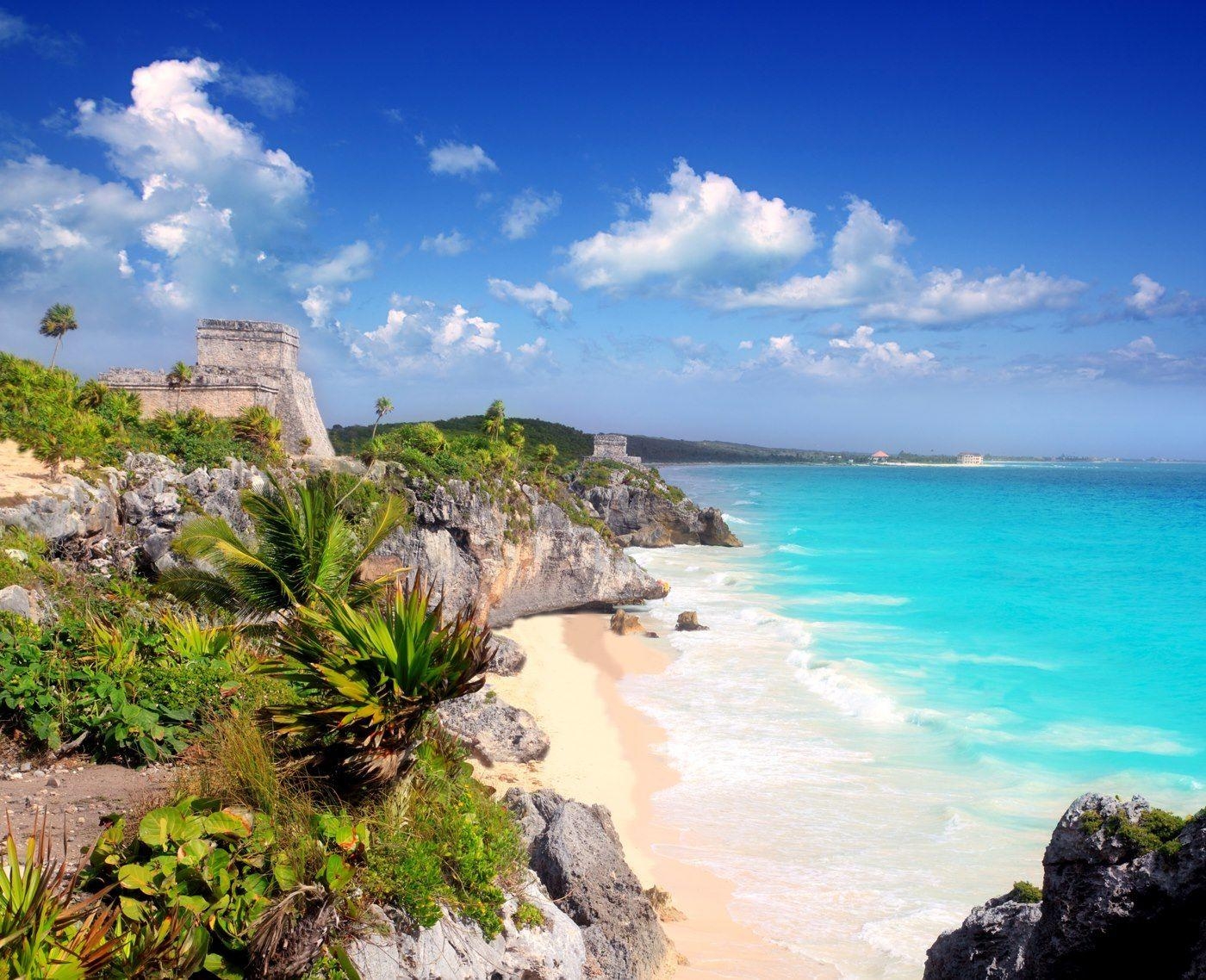 1400x1140 Tulum Beach Wallpaper HD. My Travel. Messico, Tulum, Vacanze, Desktop