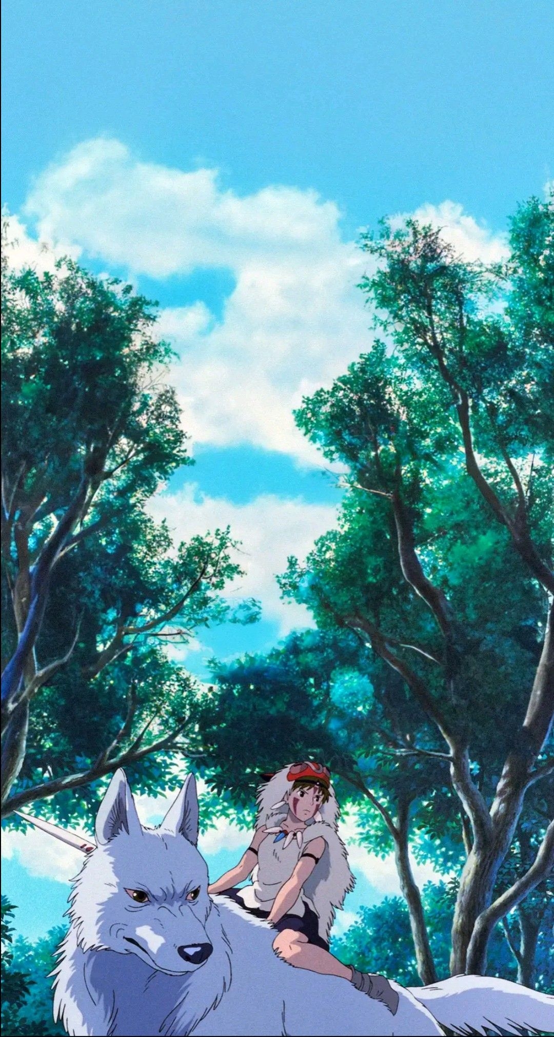 1080x2030 Studio Ghibli Princess Mononoke Wallpaper In 2023. Ghibli Artwork, Studio Ghibli Art, Studio Ghibli Background, Phone