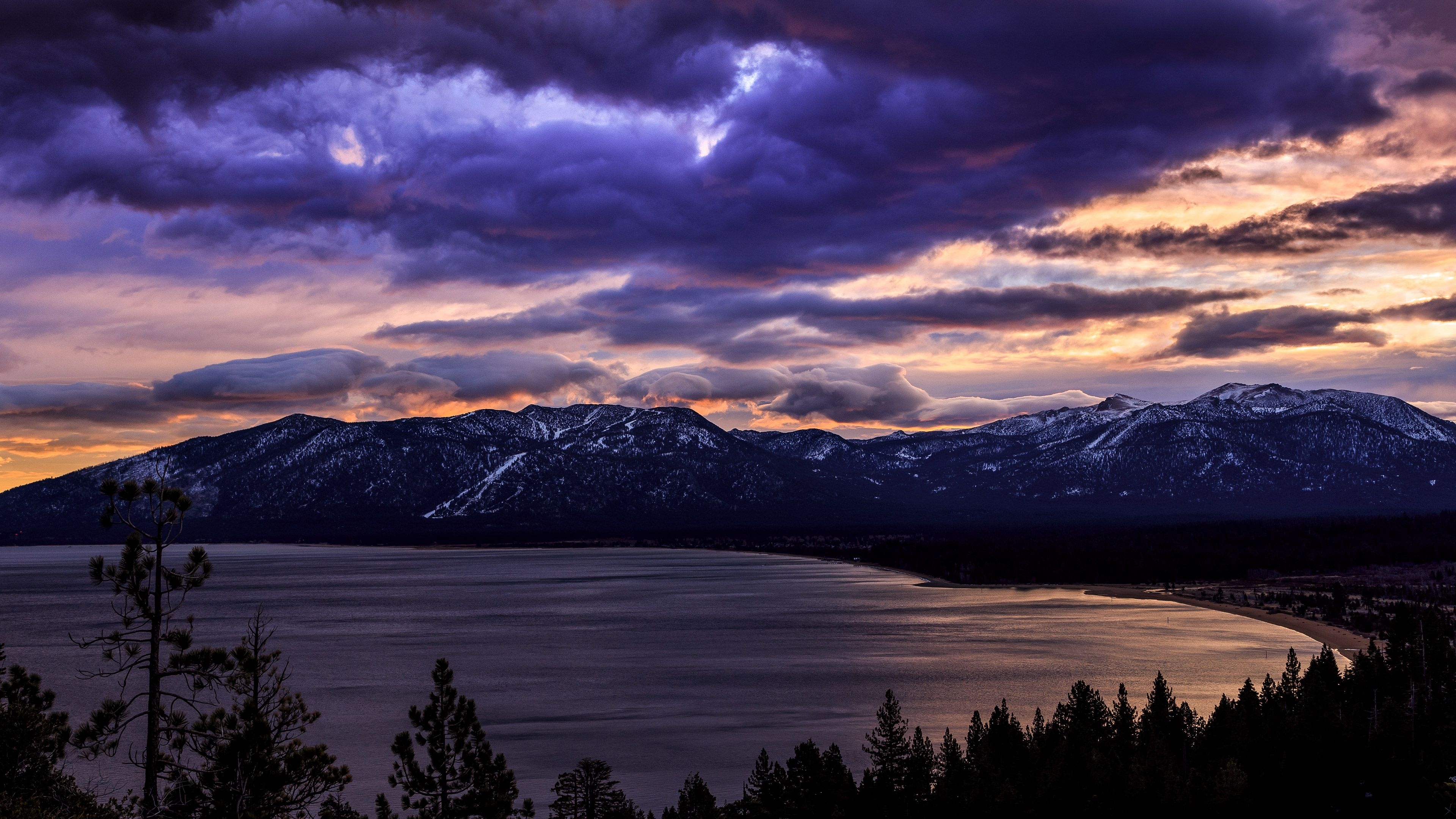 3840x2160 South Lake Tahoe. Nature HD 4k Wallpaper, Desktop