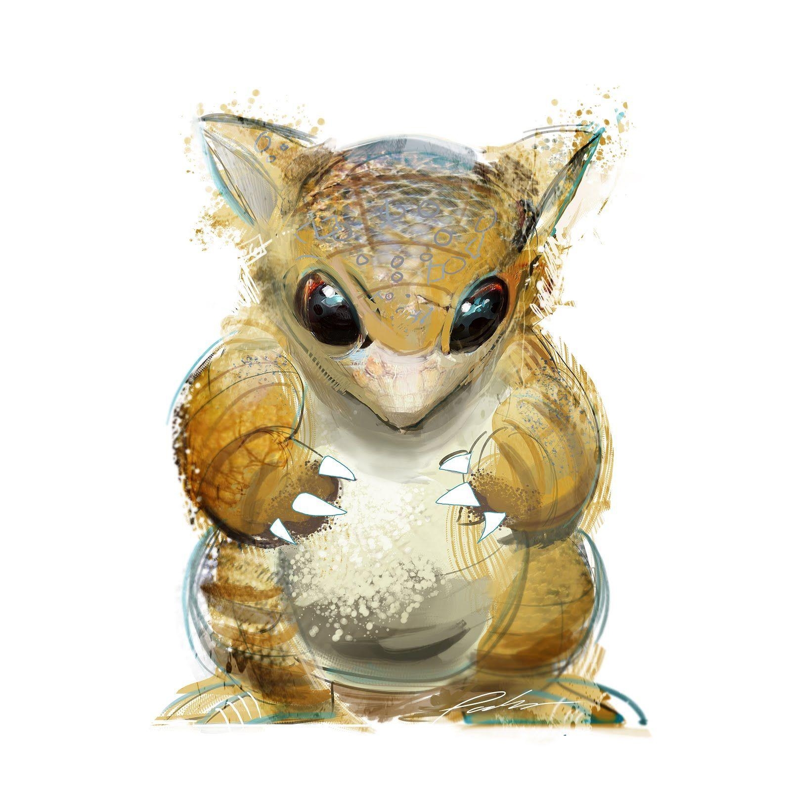 1600x1600 Sandshrew Artwork, Phone