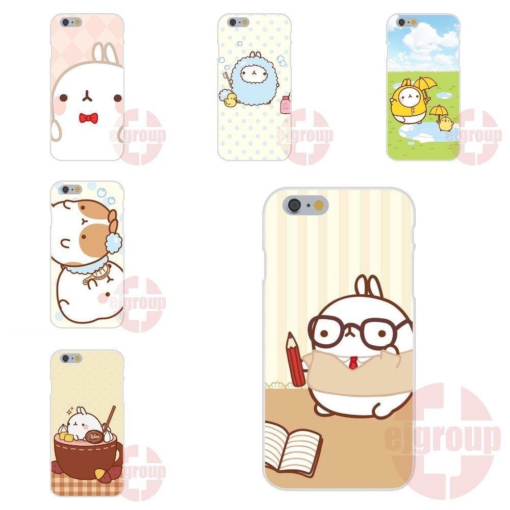 1000x1000 Soft TPU Silicon Protector Phone Cases Molang Kawaii Wallpaper, Phone