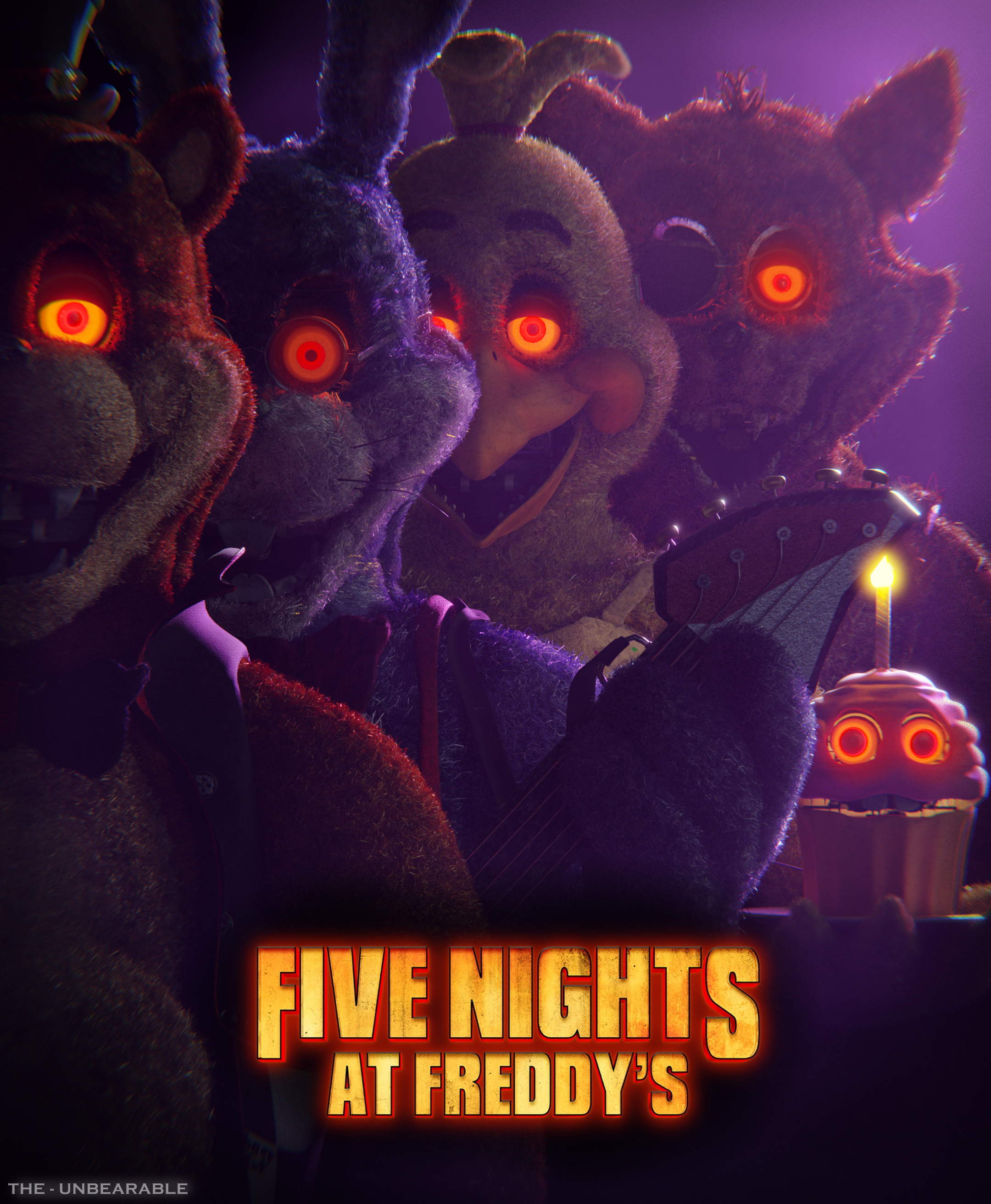 2160x2630 NEW) FNAF Movie Poster Of My Realistic FNAF 1 Models, Phone