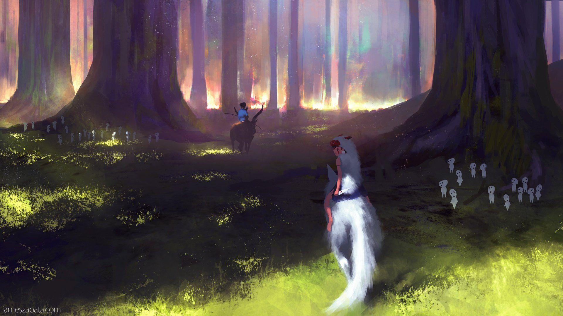 1920x1080 Princess Mononoke HD Wallpaper, Desktop