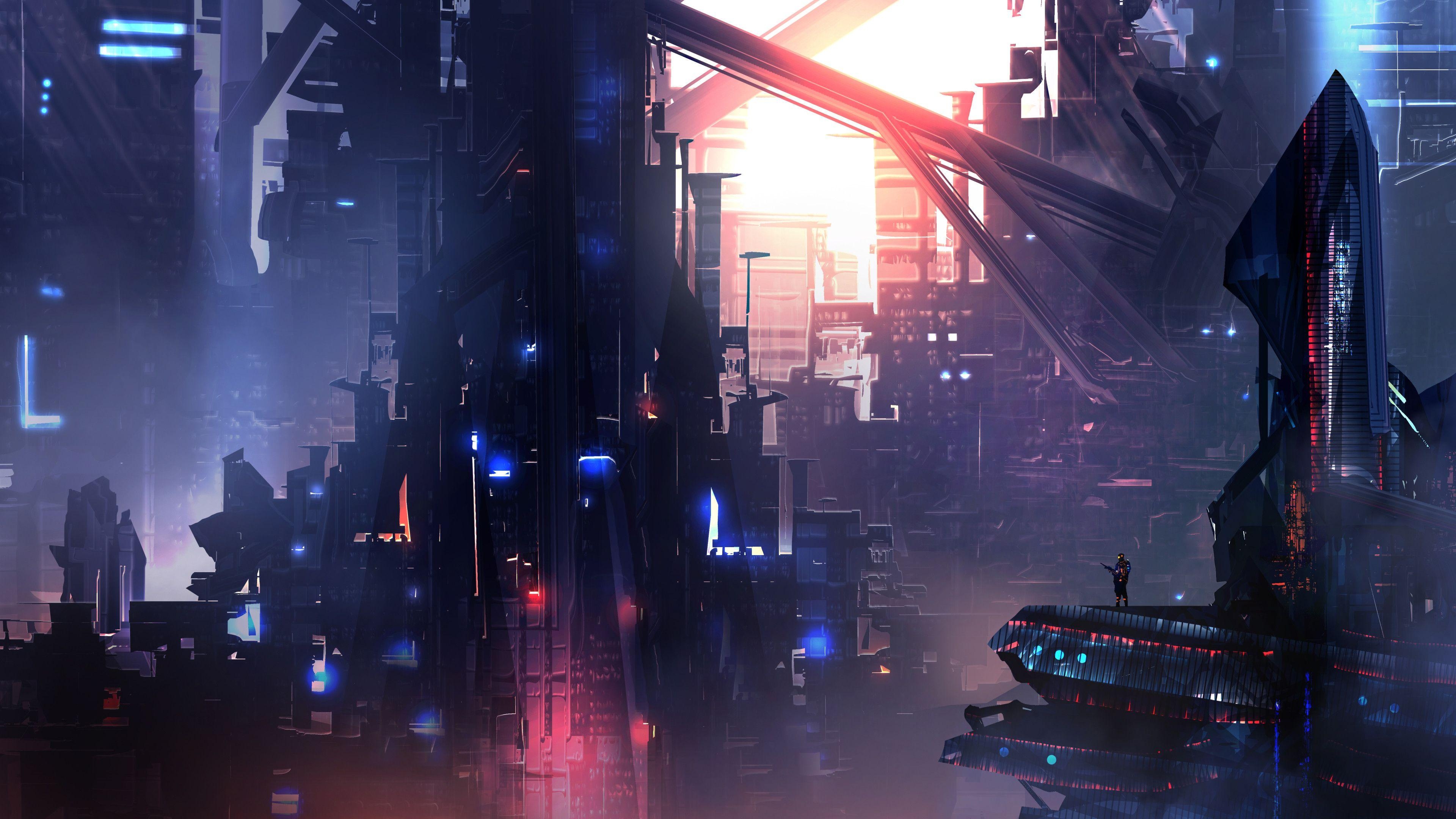 3840x2160 Free download Cyberpunk Wallpaper 4K, Desktop