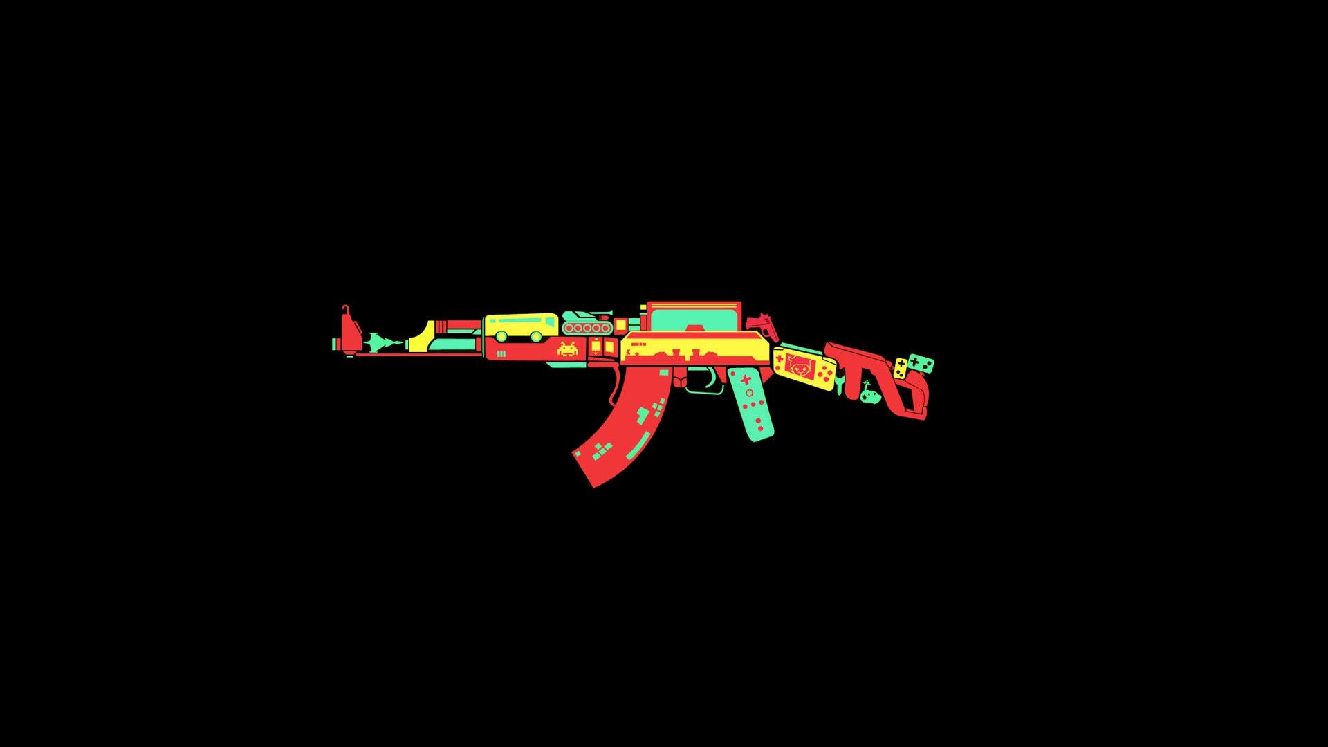 1920x1080 8bit Video Games Gun, Desktop