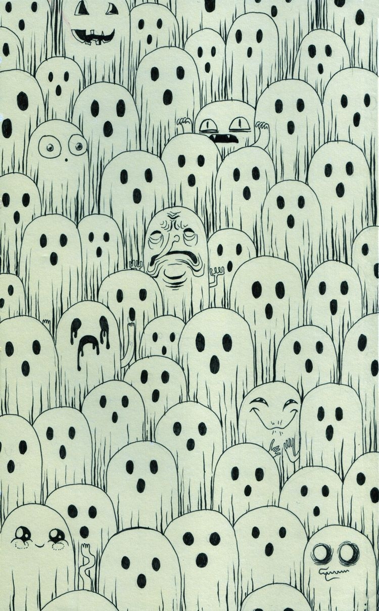 750x1210 Dark Creepy Kawaii Wallpaper, Phone