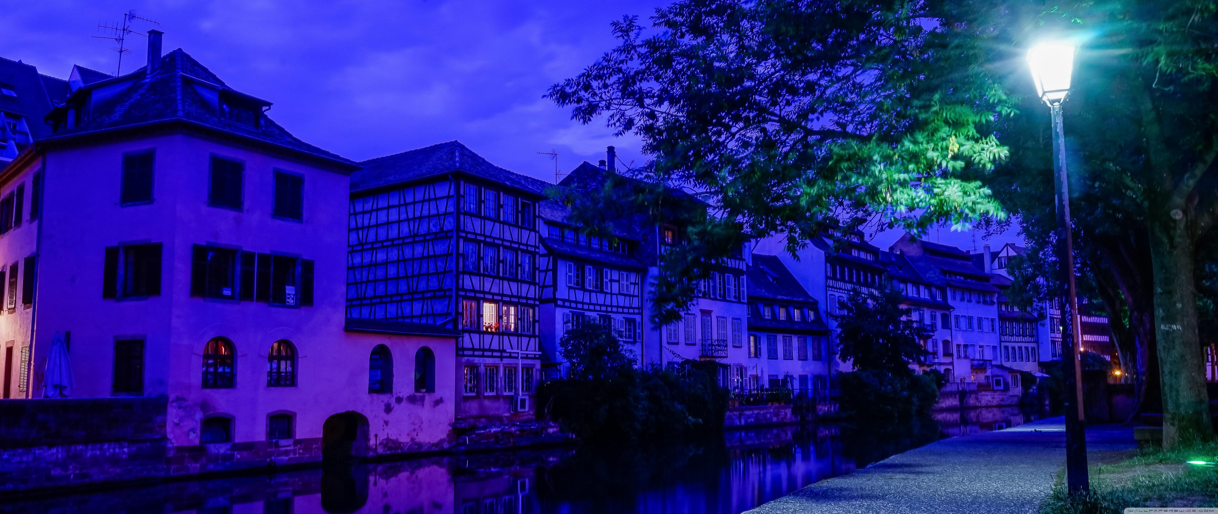 5120x2160 Strasbourg, France ❤ 4K HD Desktop Wallpaper for 4K Ultra HD TV, Dual Screen