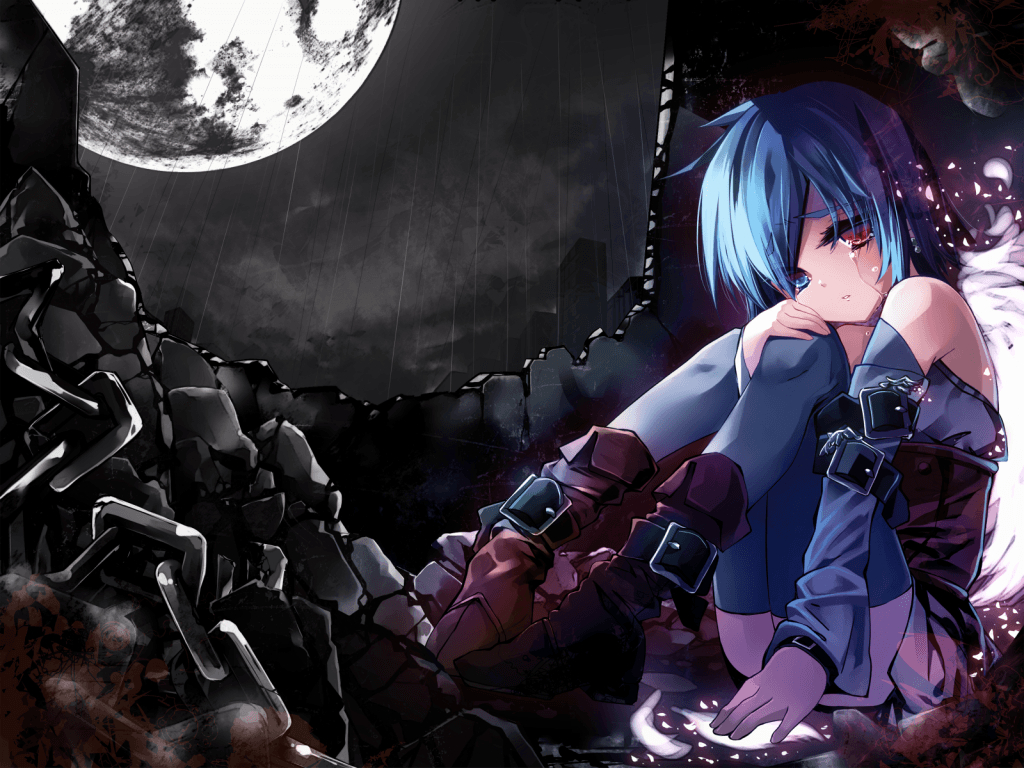 1030x770 Sad Anime Girl Girl Neko Sad Wallpaper, Desktop