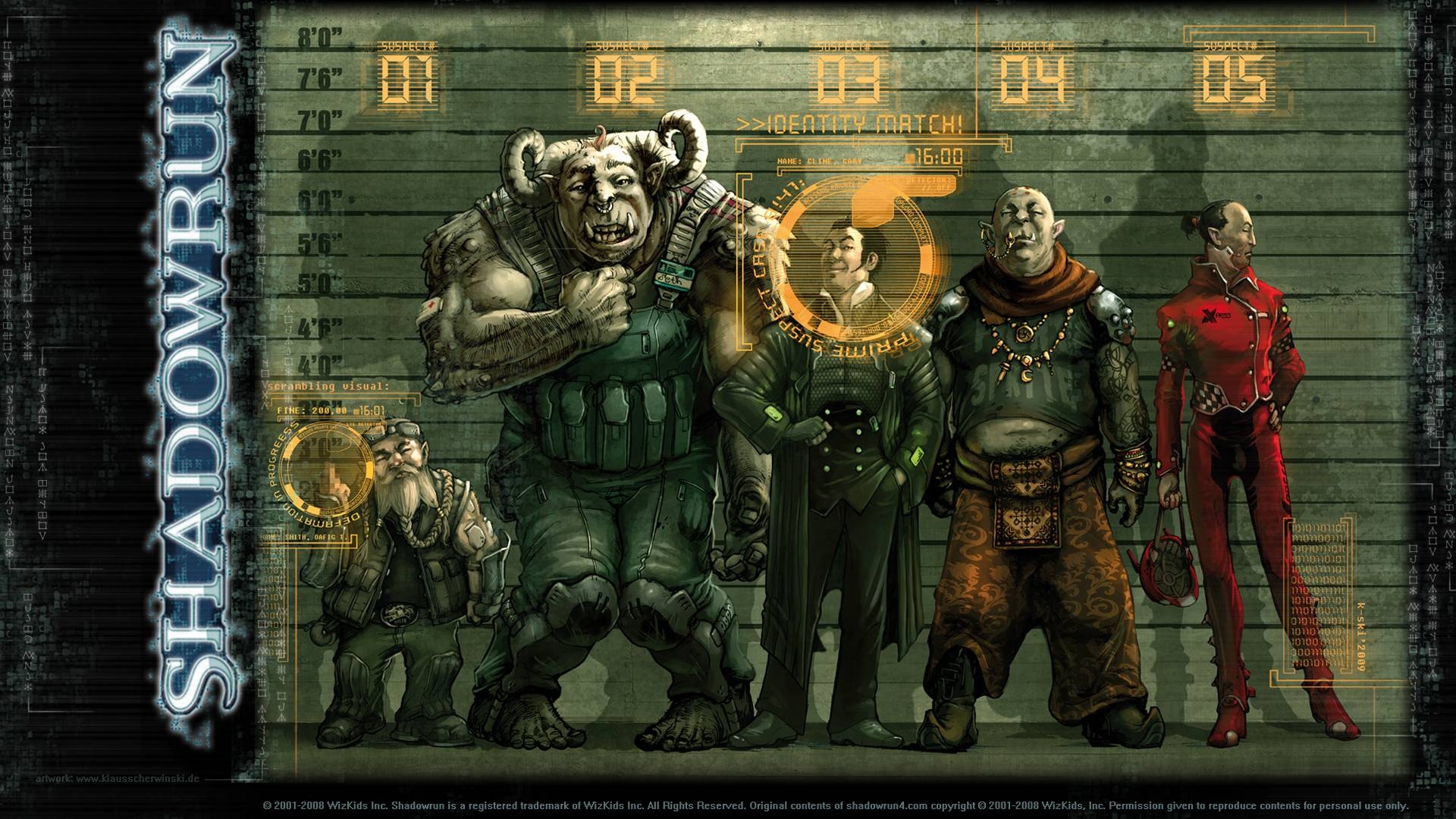 1920x1080 Shadowrun Suspects Wallpaper, Desktop