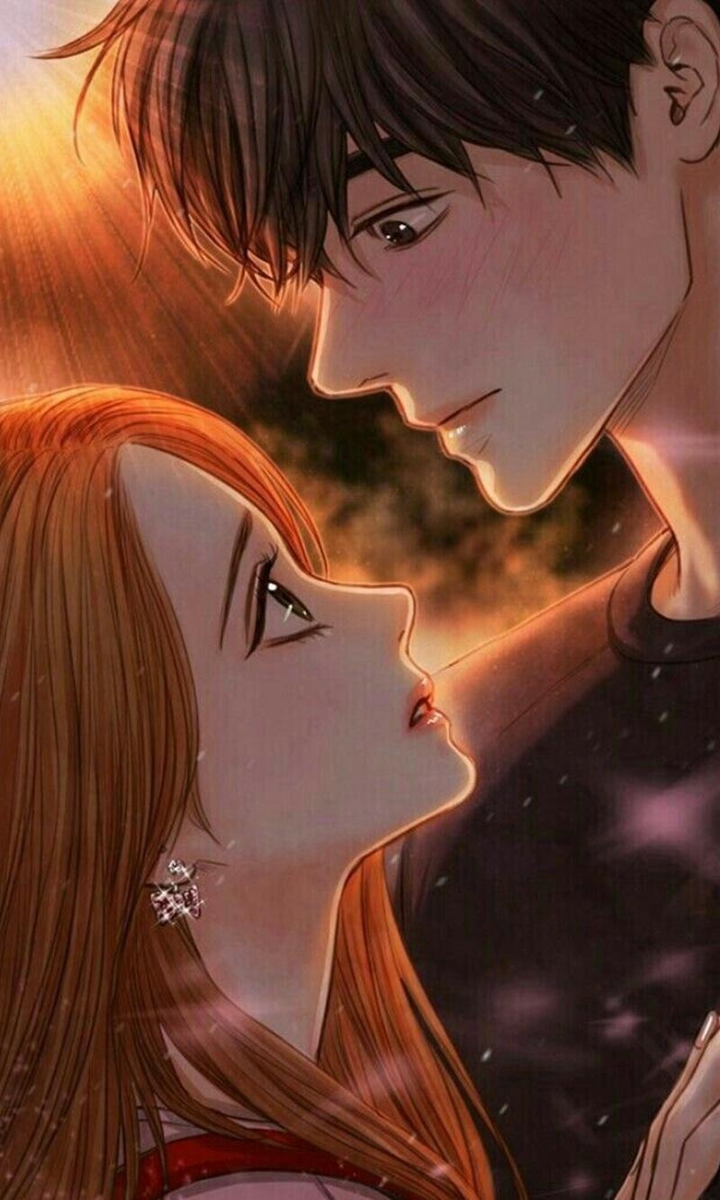 800x1340 Anime Couple Wallpaper for Android, Phone