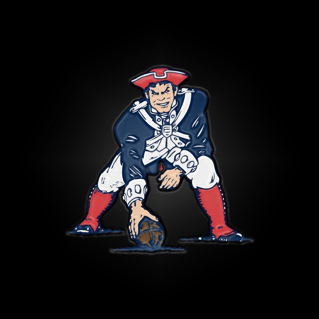 1030x1030 iPad Wallpaper with the New England Patriots Team Logos, Phone