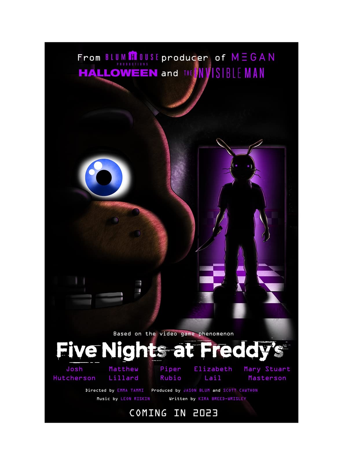 1190x1610 XIHOO Five Nights at Freddy's Poster 2023 FNAF Movie Posters Prints Bedroom Decor Silk Canvas for Wall Art Print Gift Home Decor Unframe Poster 16x24inch 40x60cm: Posters & Prints, Phone