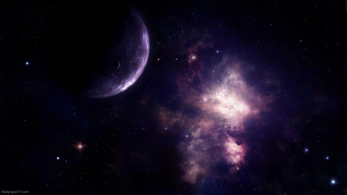 1370x770 Purple Galaxy,  pixels, Wallpaper tagged Galaxy, Desktop