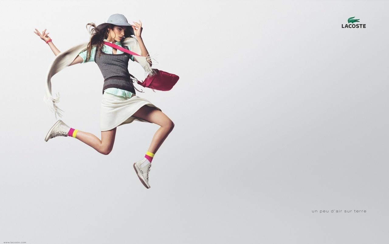 1280x810 LACOSTE flying girl wallpaper. LACOSTE flying girl, Desktop