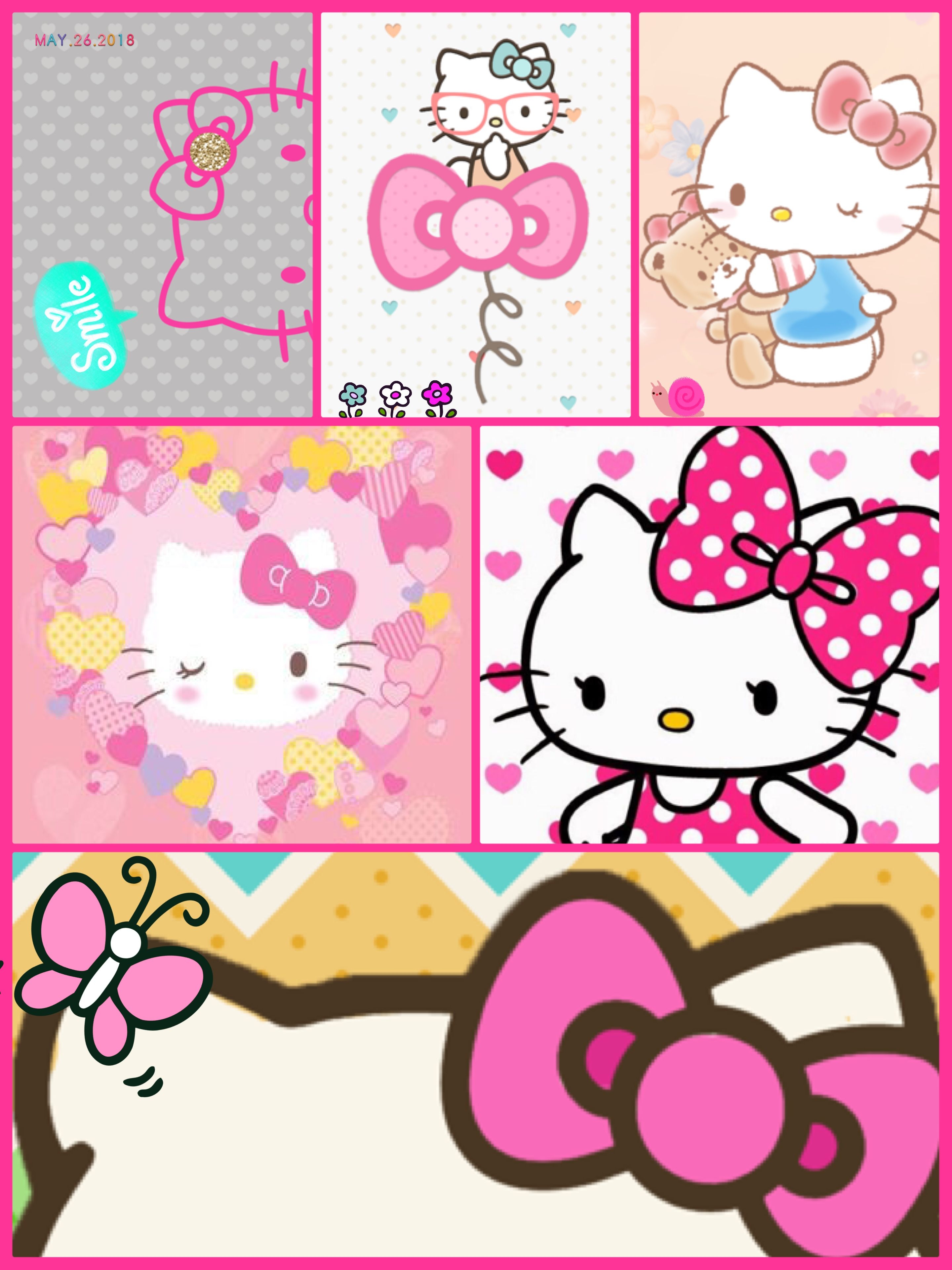 2880x3840 Hello Kitty Collage. Animales, Monitos animados, Phone