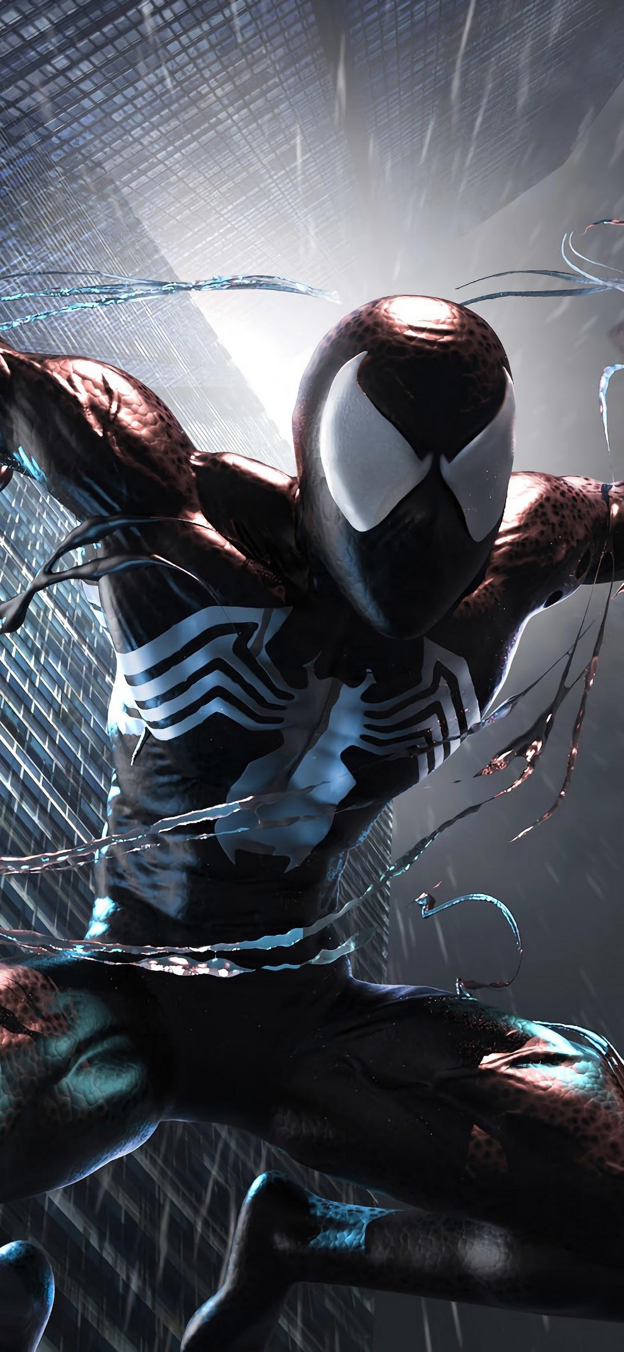 1250x2690 Spider Man Symbiote 4K Wallpaper, Phone