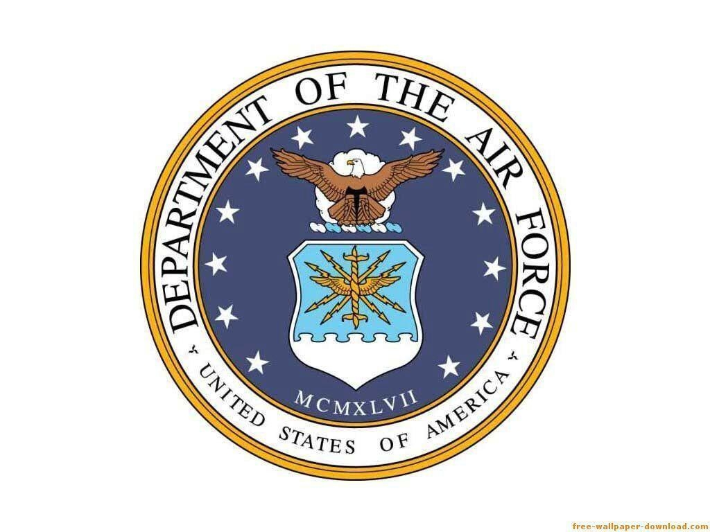 1030x770 militairy wallpaper. dep.of.air.force.logo. Image 54 of 66, Desktop