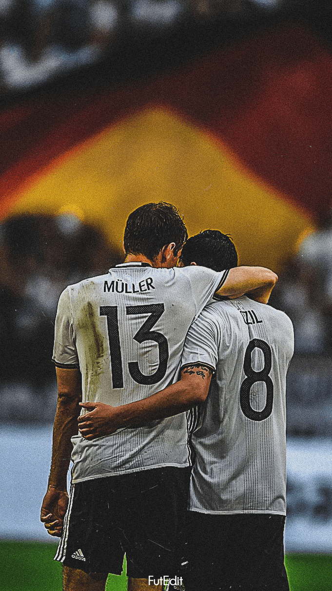 690x1210 Muller and Ozil germany NT wallpaper HD for iphone, Phone