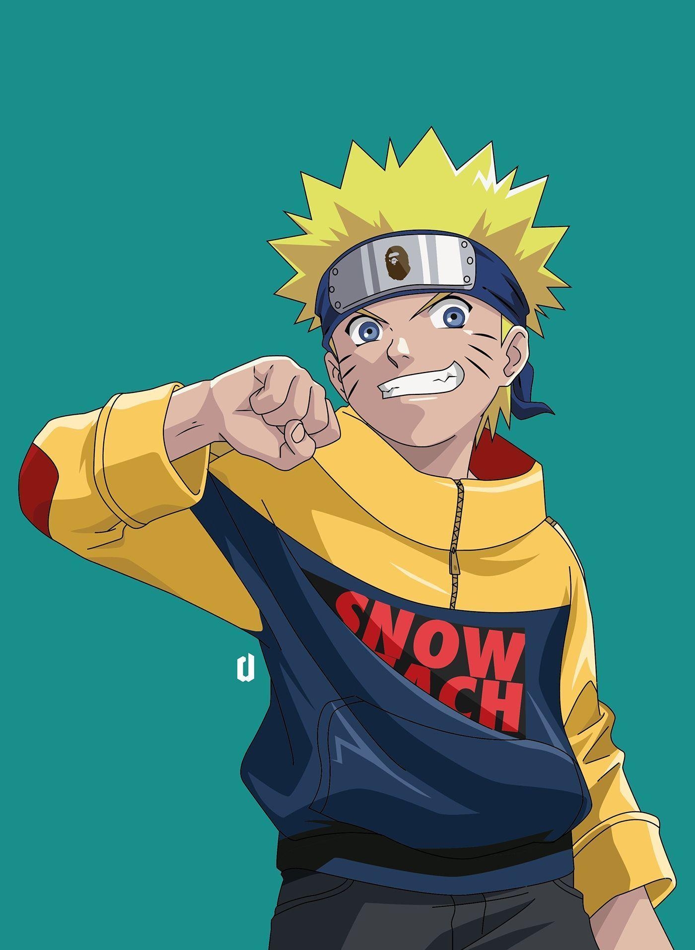 1400x1920 Naruto BAPE Supreme Wallpaper Free Naruto BAPE Supreme, Phone