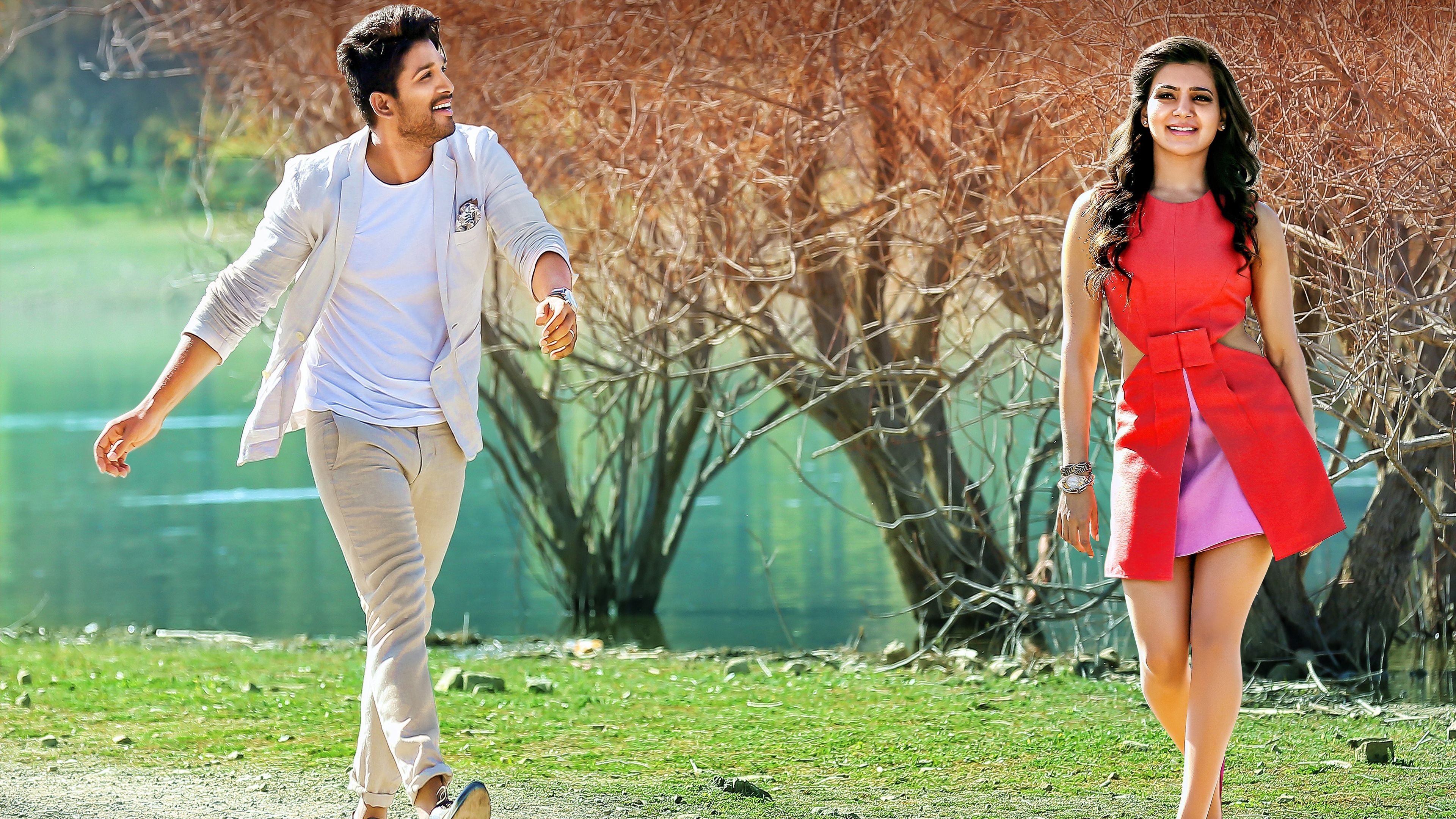 3840x2160 Satyamurthy Allu Arjun Samantha 4K wallpaper, Desktop