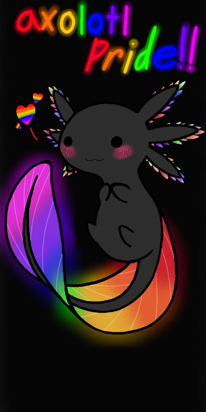 720x1440 Pride Axolotl, Phone