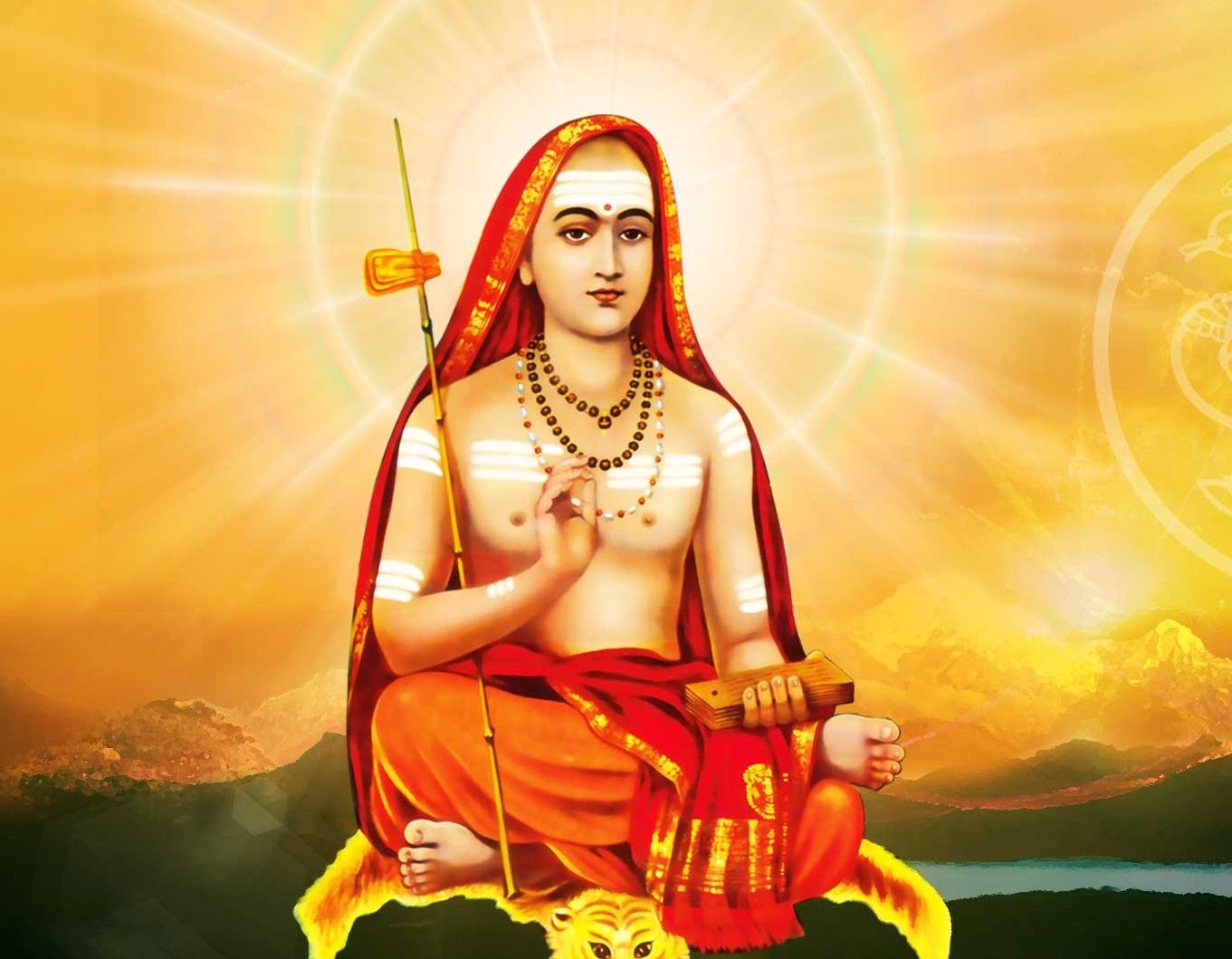 1370x1060 Adi Shankara Jayanti 2021: Shankaracharya Jayanti Image, Photo, Quotes and Greetings Free Download, Desktop