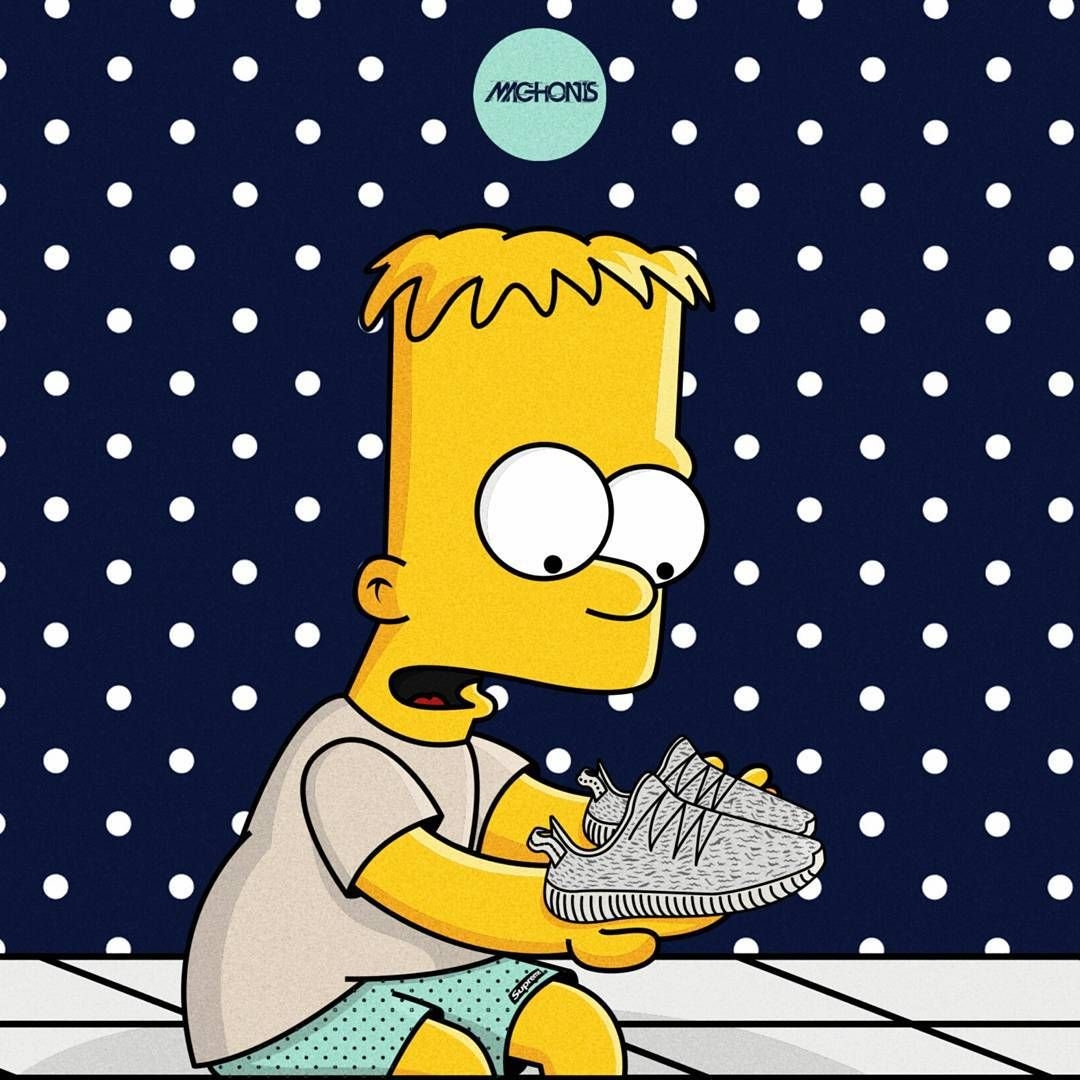 1080x1080 Bart Simpson X Nike, Phone