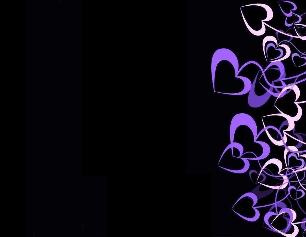 1030x800 Purple Hearts Wallpaper, Desktop