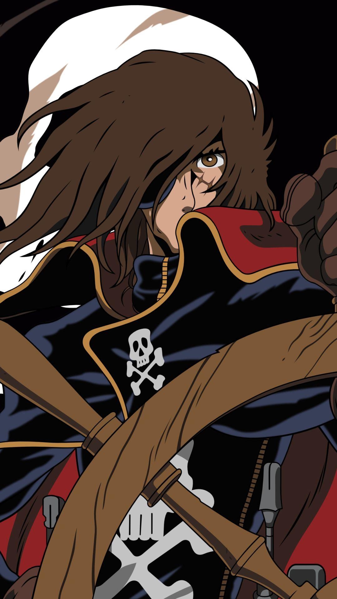 1080x1920 Anime Captain Harlock () Wallpaper, Phone