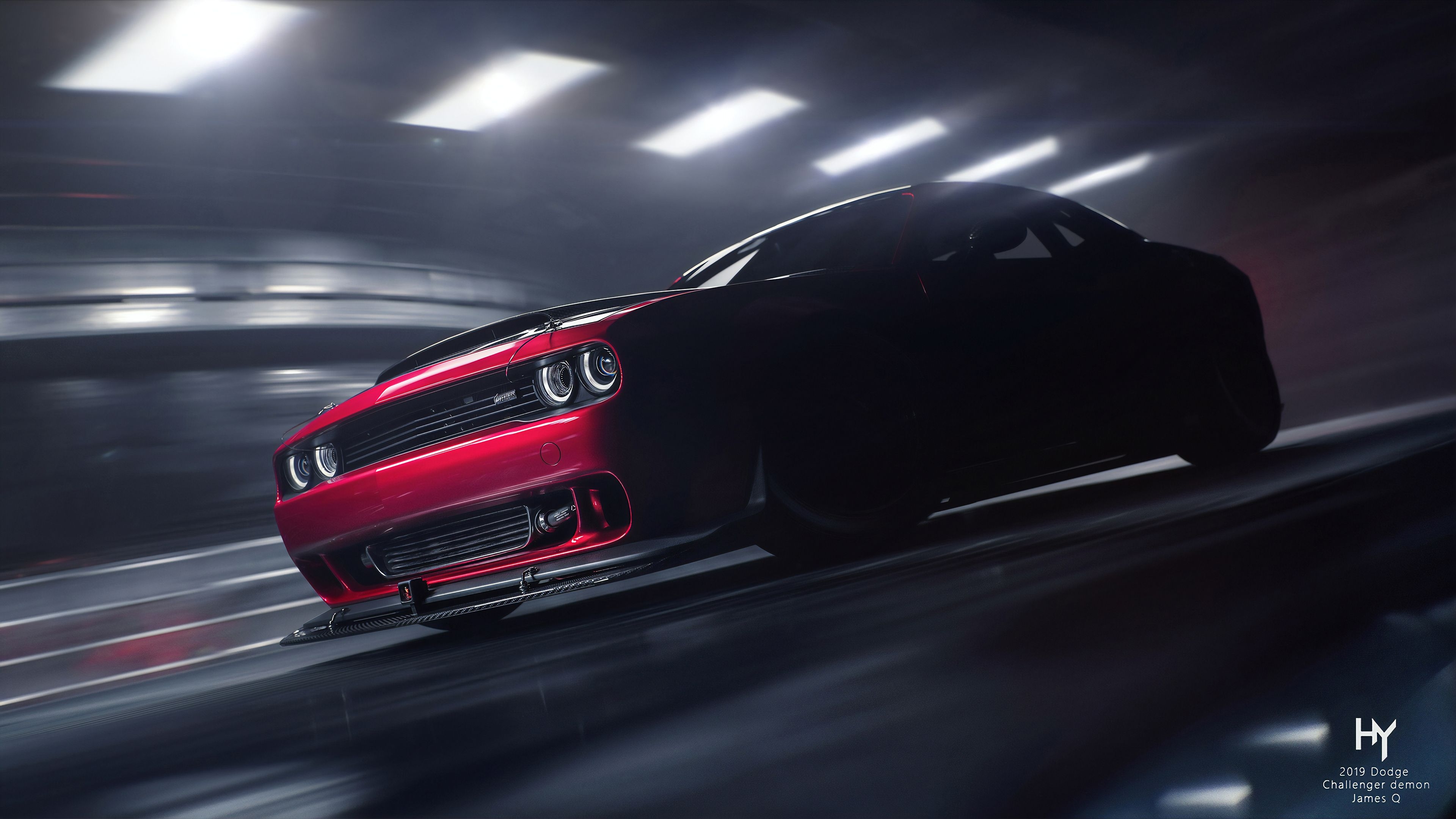 3840x2160 Dodge Challenger Demon, HD Cars, 4k Wallpaper, Image, Desktop