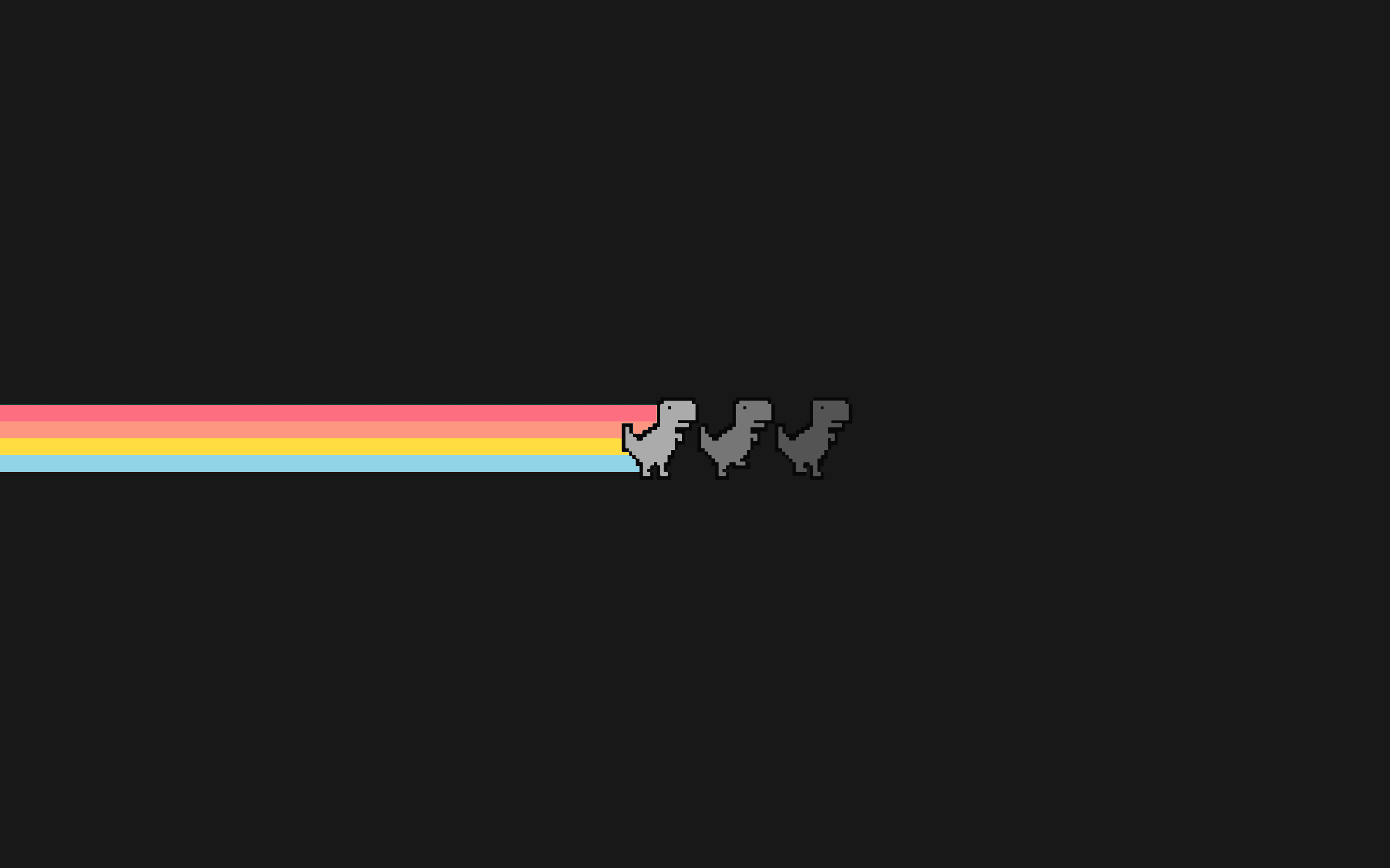 2880x1800 I made a 'dark mode' version of the Dino wallpaper. I wanted, Desktop