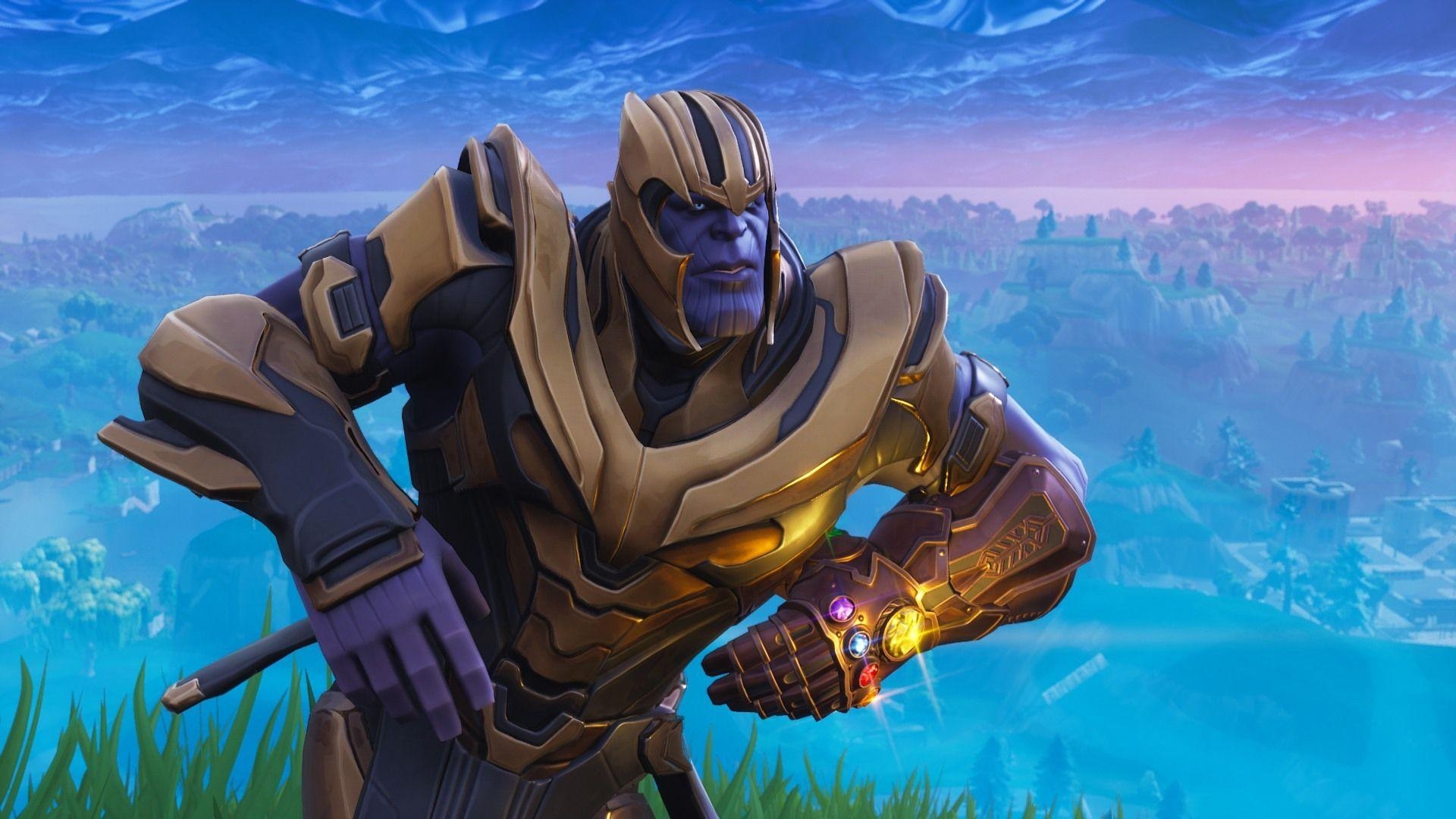 1920x1080 Dancing and Dabbing: Thanos Gets Groovy in Fortnite, Desktop