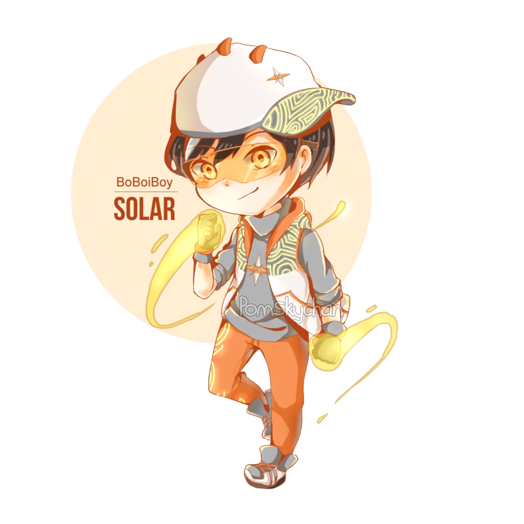 1030x1030 Chibi Boboiboy Ice with popsicle, Phone