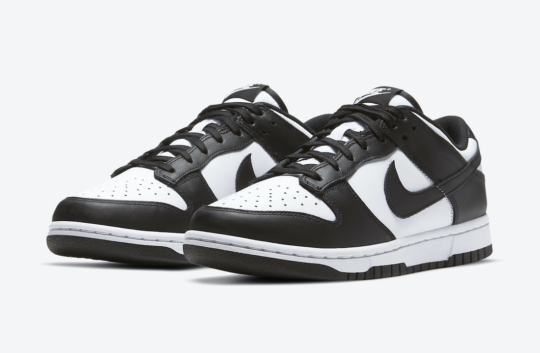 1100x720 Nike Dunk Low Panda White Black DD1391 100 Release Date, Desktop