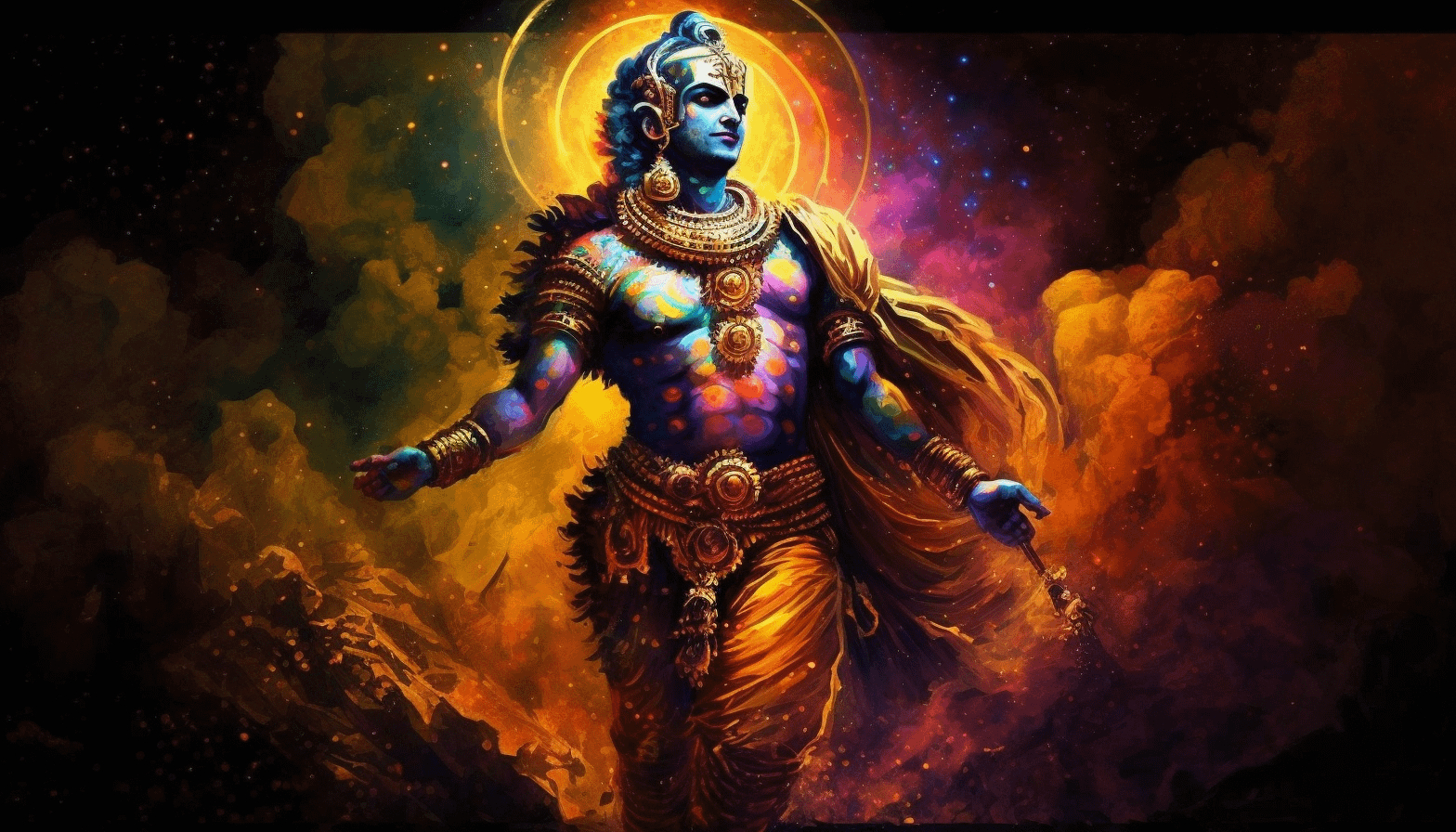 1570x900 Lord Krishna's Image Brought To Life With AI, Please Do Checkout My YouTube!, R Sham_Sharma_Show, Desktop