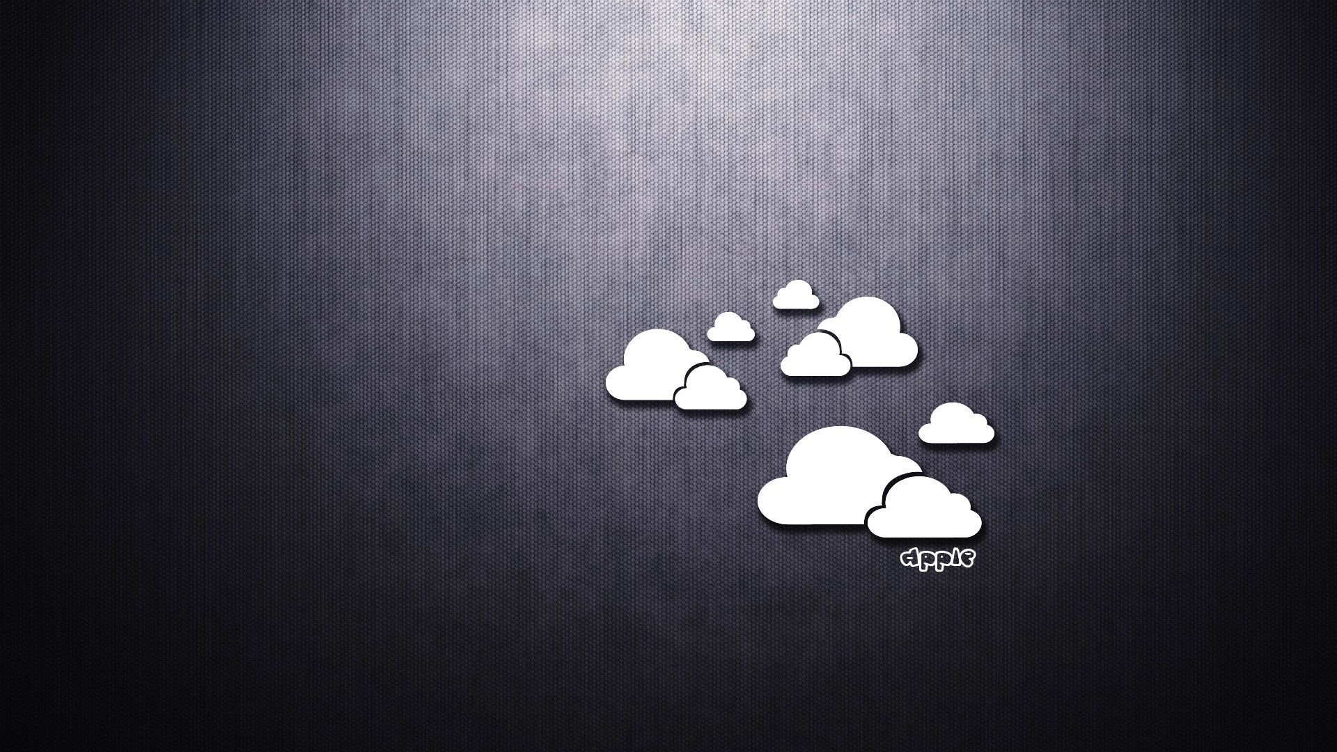 1920x1080 Download  White Cloud Simple Mac Desktop Wallpaper HD, Desktop