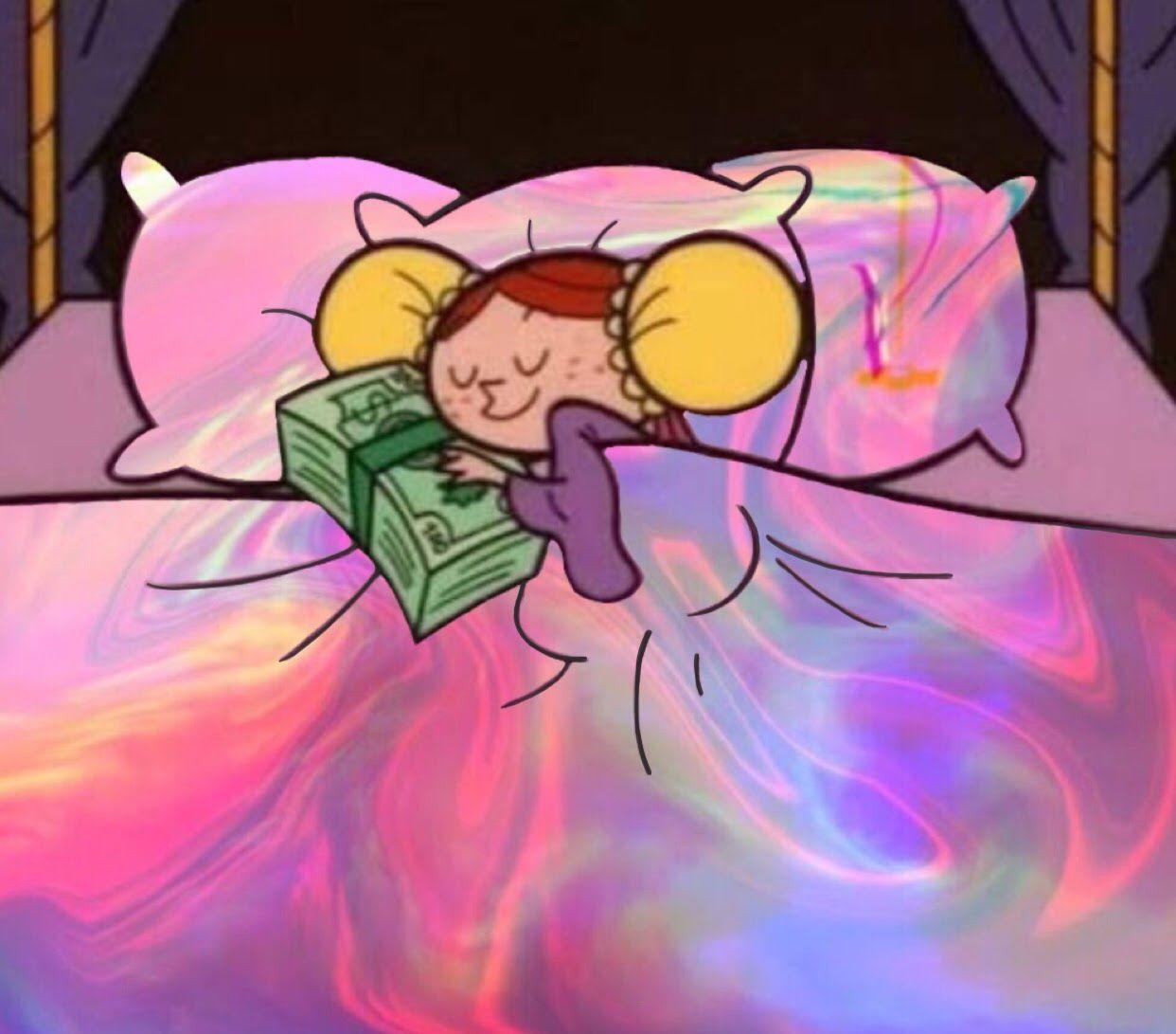 1250x1100 money #cartoons #trippy #colorful #sleep #wallpaper #edit. Cartoon profile picture, Cartoon pics, Cartoon wallpaper, Desktop