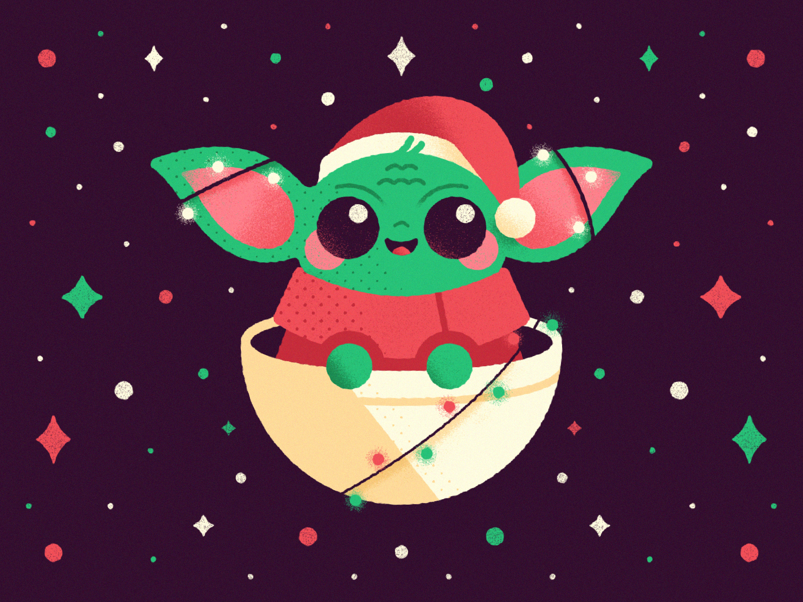 1600x1200 Baby Yoda Christmas Wallpaper Phone, Desktop