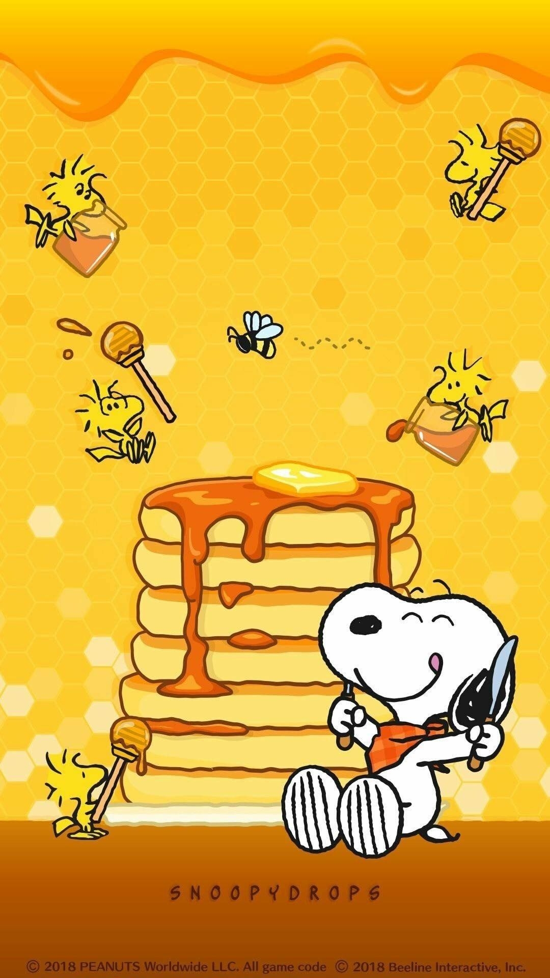 1080x1920 Snoopy Fall Wallpaper, Phone