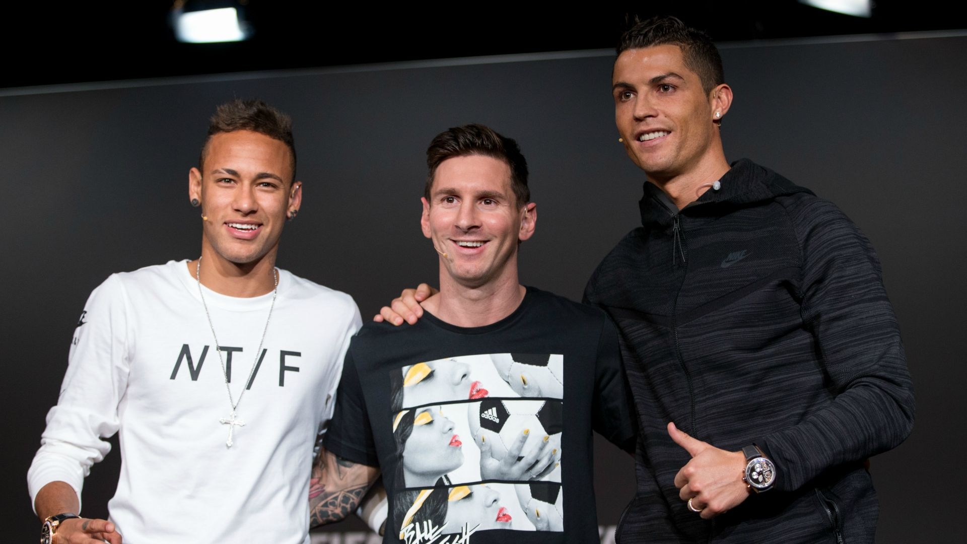 1920x1080 Ballon d'Or: Neymar will reach Messi and Ronaldo's level, says Brazil boss Tite, Desktop