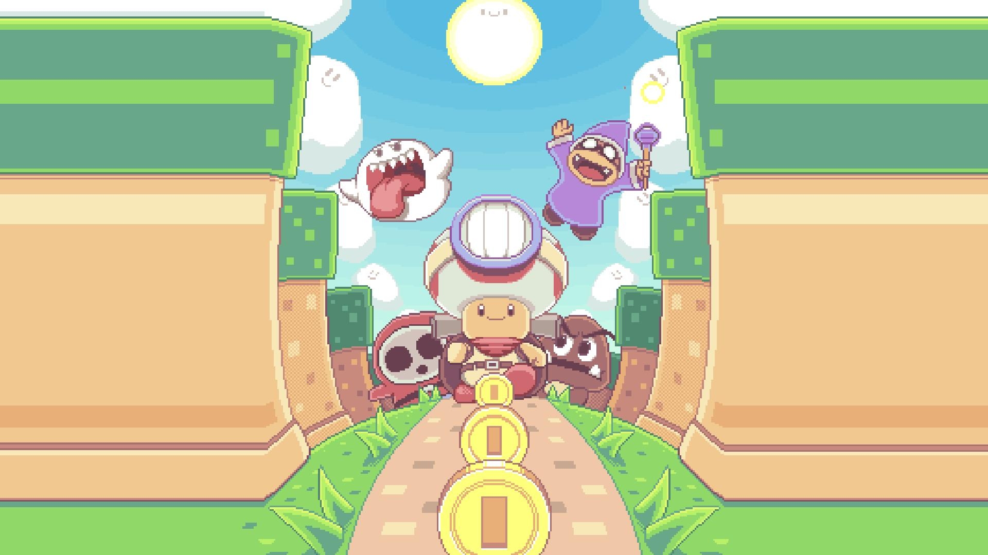 1920x1080 Captain Toad Pixel Art (), Desktop