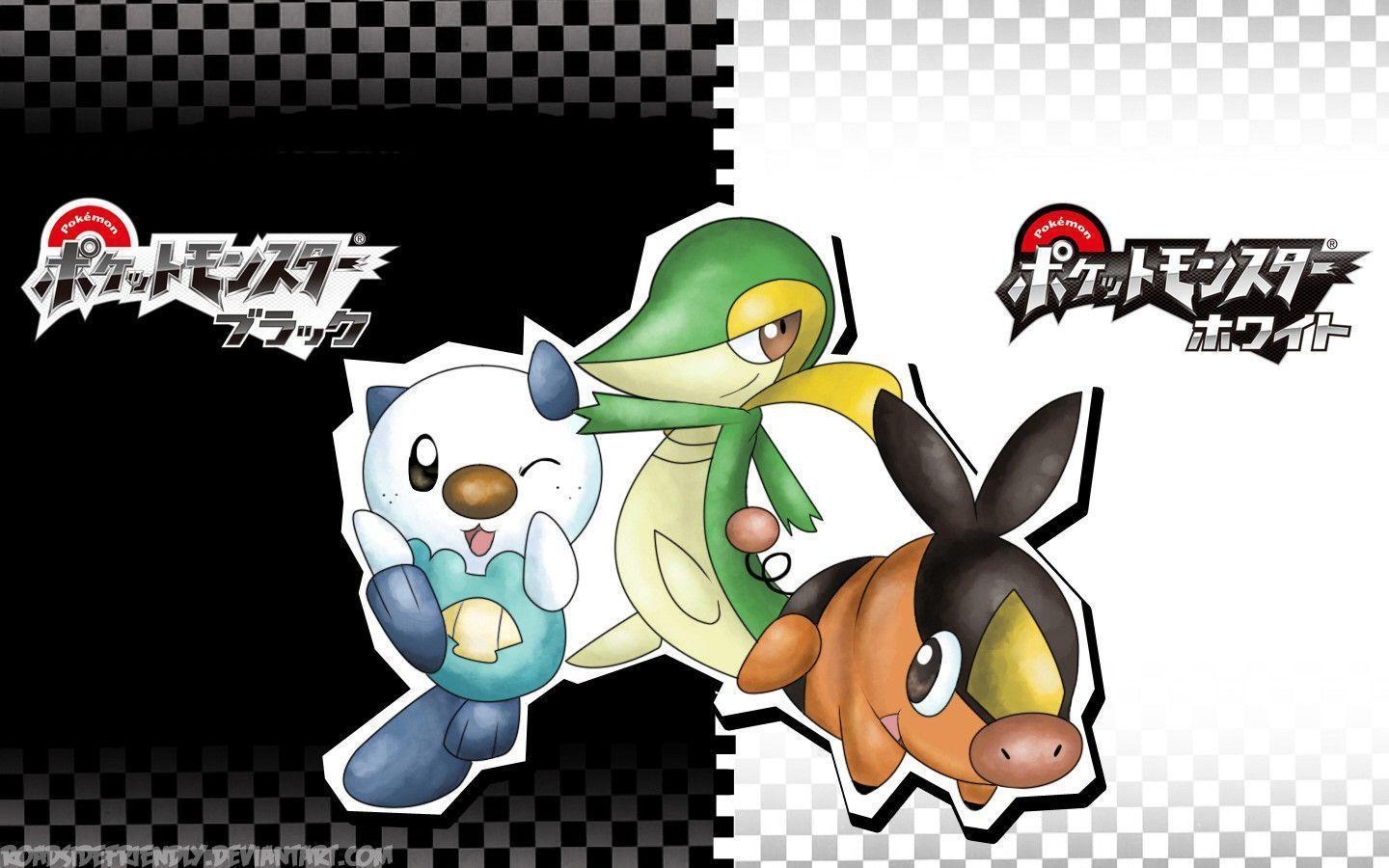 1440x900 Pokemon Black And White For Desk Wallpaper and Background, Desktop