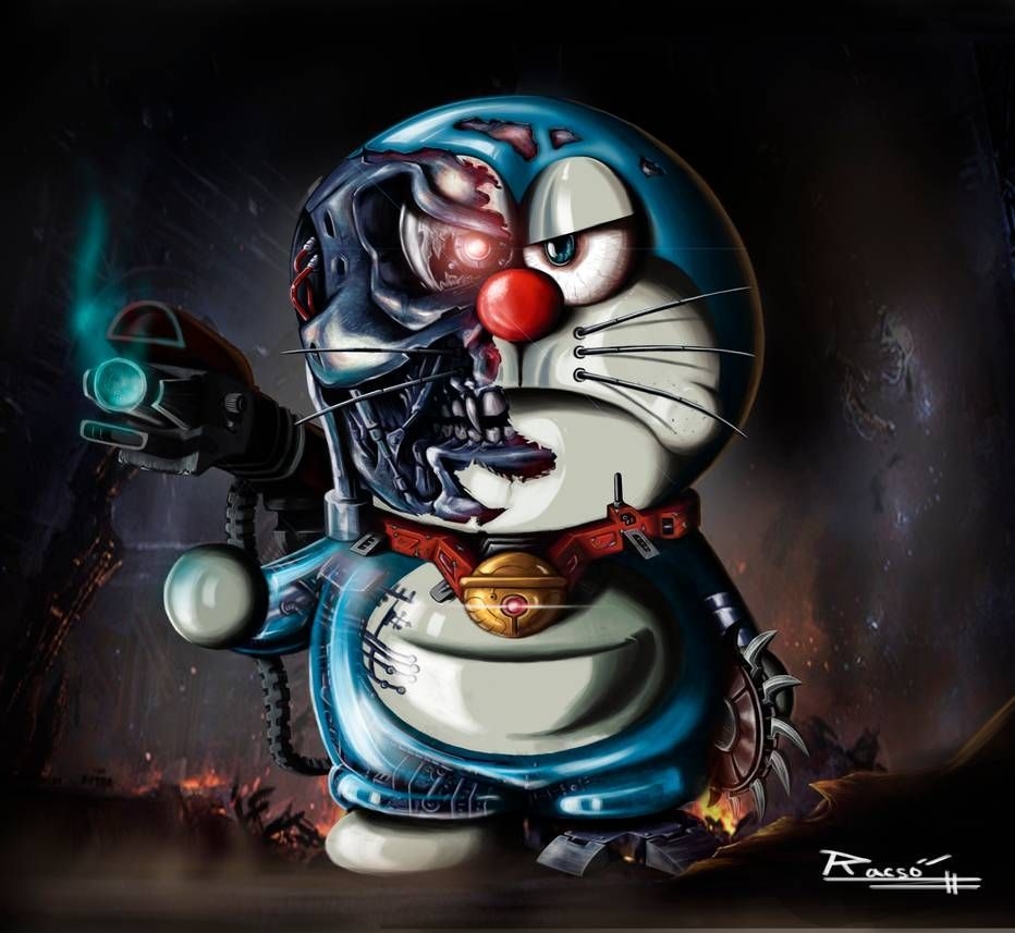 940x860 Doraemon Acabado di 2020. Karya seni 3D, Desktop