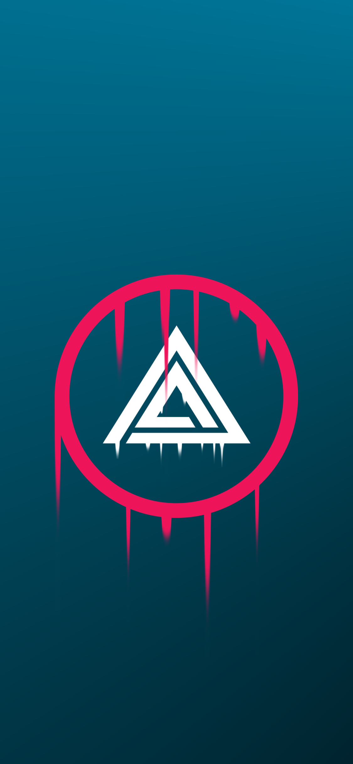 1130x2440 Artistic Logo, Triangle,, Phone