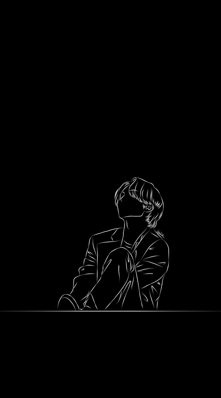 740x1330 Free download Black Wallpaper Black wallpaper Line art image Black and [] for your Desktop, Mobile & Tablet. Explore Boy In Dark Wallpaper. Emo Boy Background, Cute Boy Wallpaper, Phone