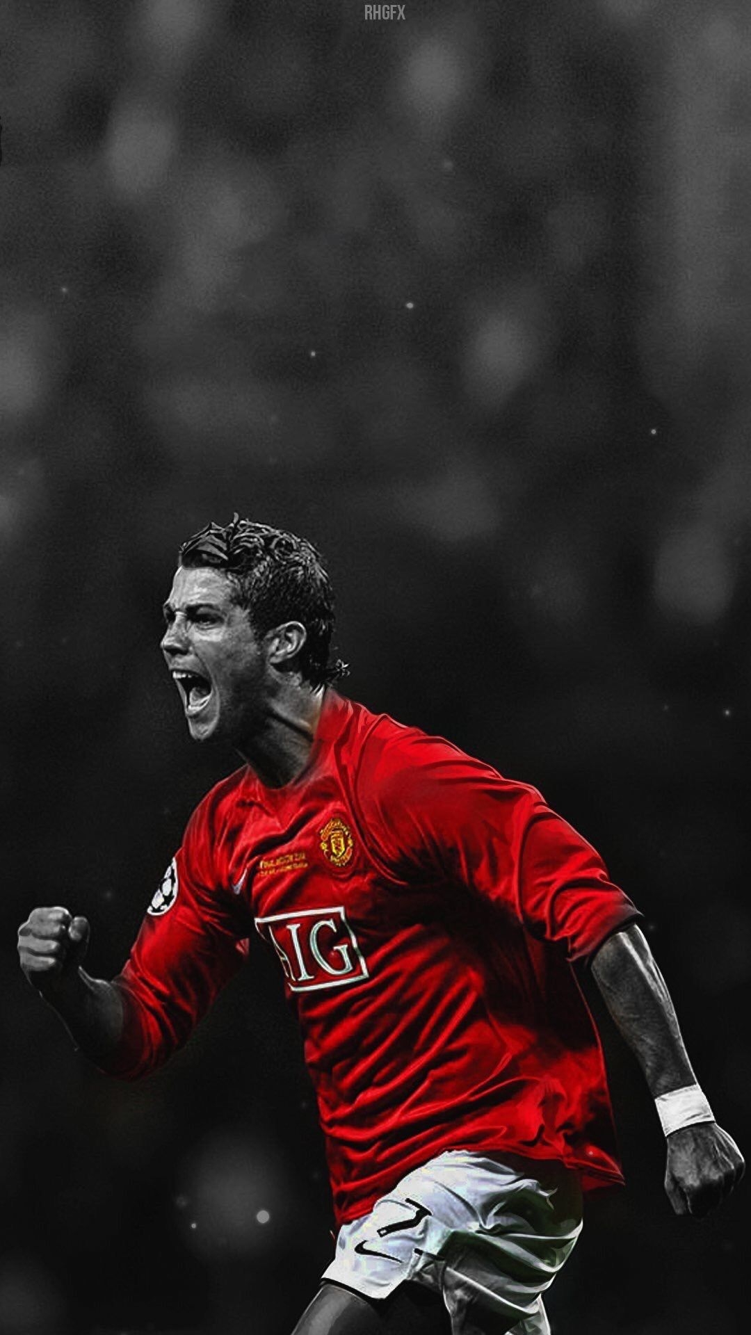 1080x1920 throwback; cr7 as a red. Cristiano ronaldo manchester, Ronaldo, Phone