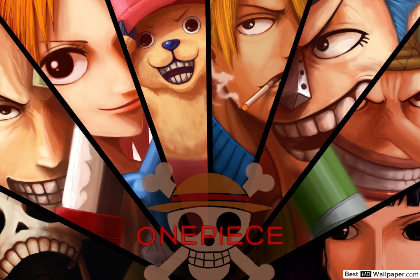 1440x960 One Piece D. Luffy, Zoro Roronoa, Usopp, Sanji Vinsmoke, Nico Robin, Franky, Tony Tony Chopper, Nami, Brook HD wallpaper download, Desktop